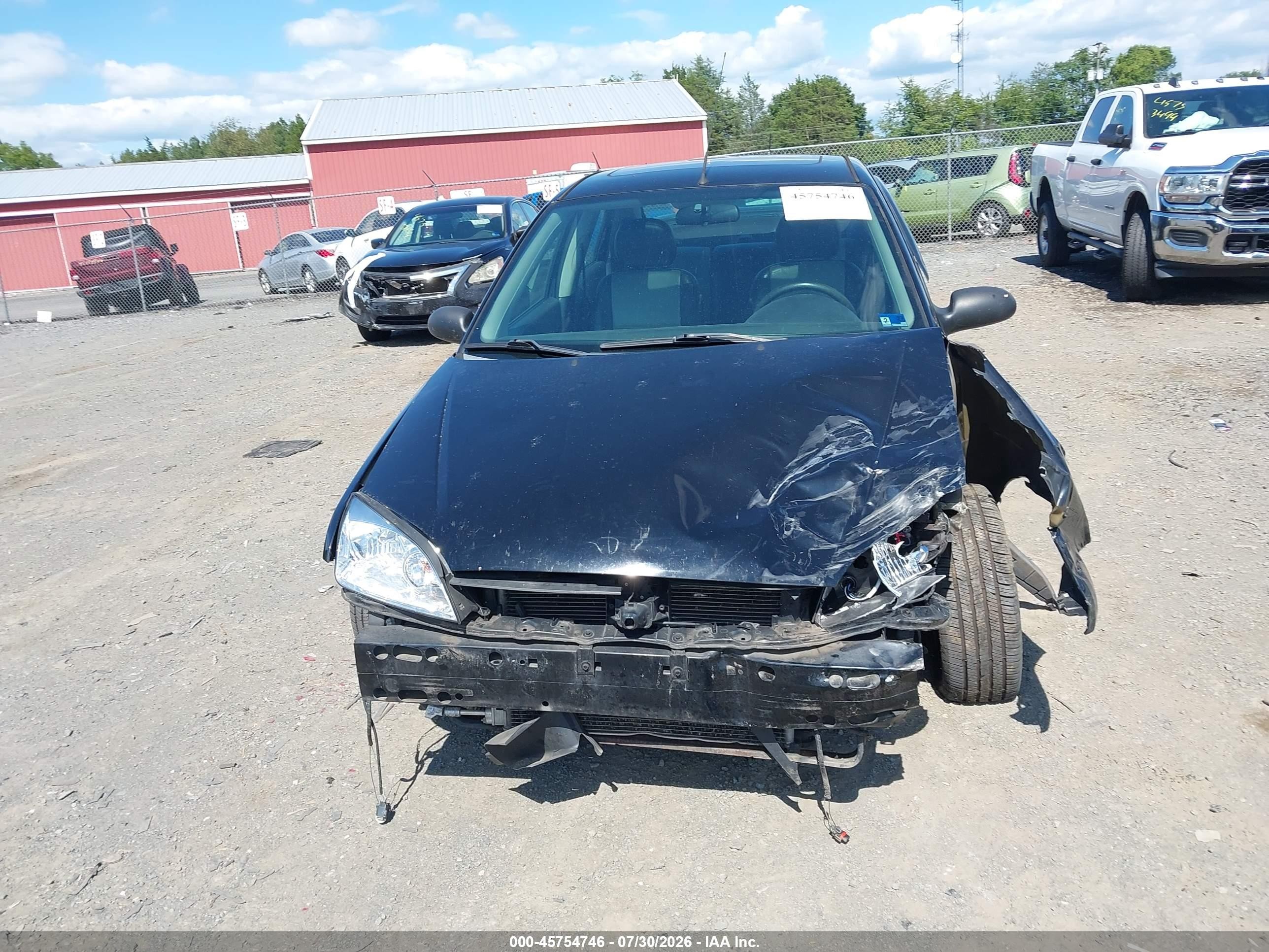2007 Ford Focus S/se/ses Черный vin: 1FAFP34NX7W363481