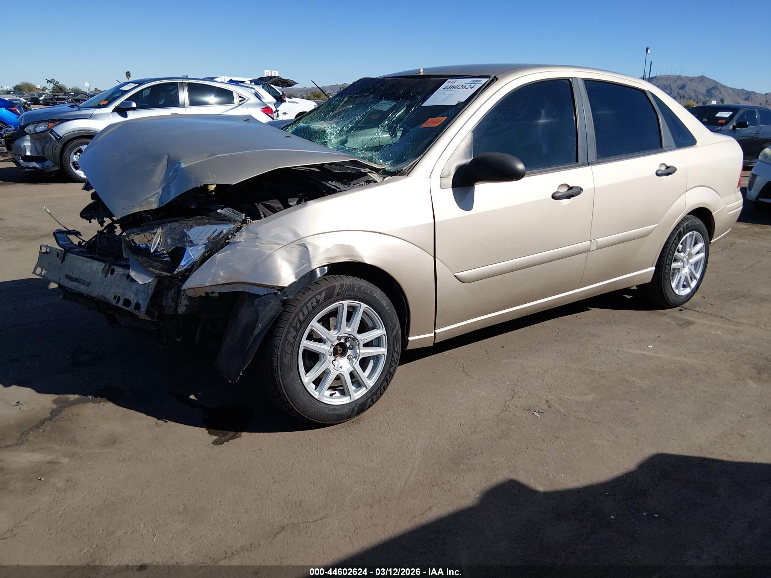 2001 Ford Focus Se Gold vin: 1FAFP34P01W370416
