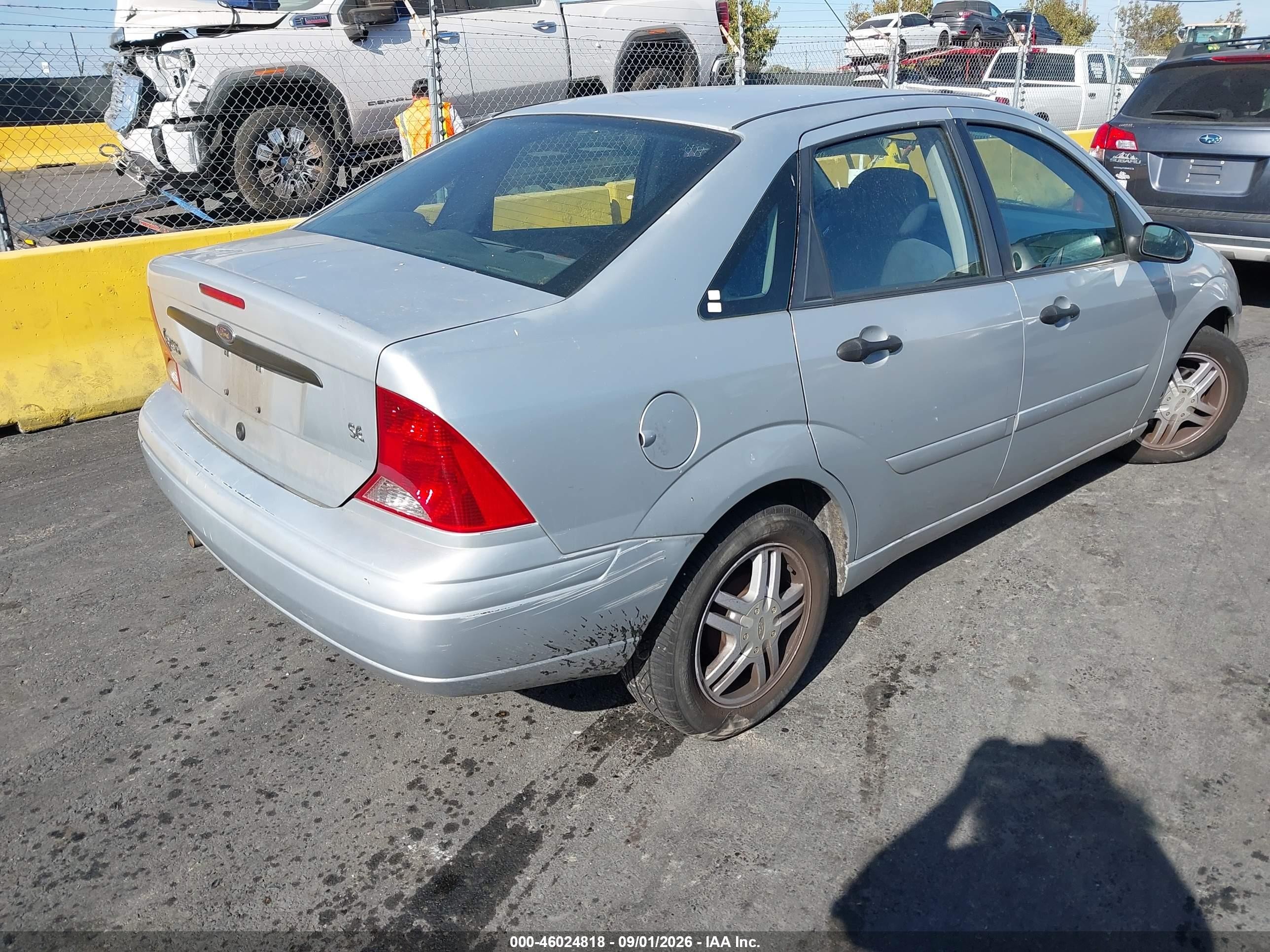 2002 Ford Focus Se Silver vin: 1FAFP34P32W330932