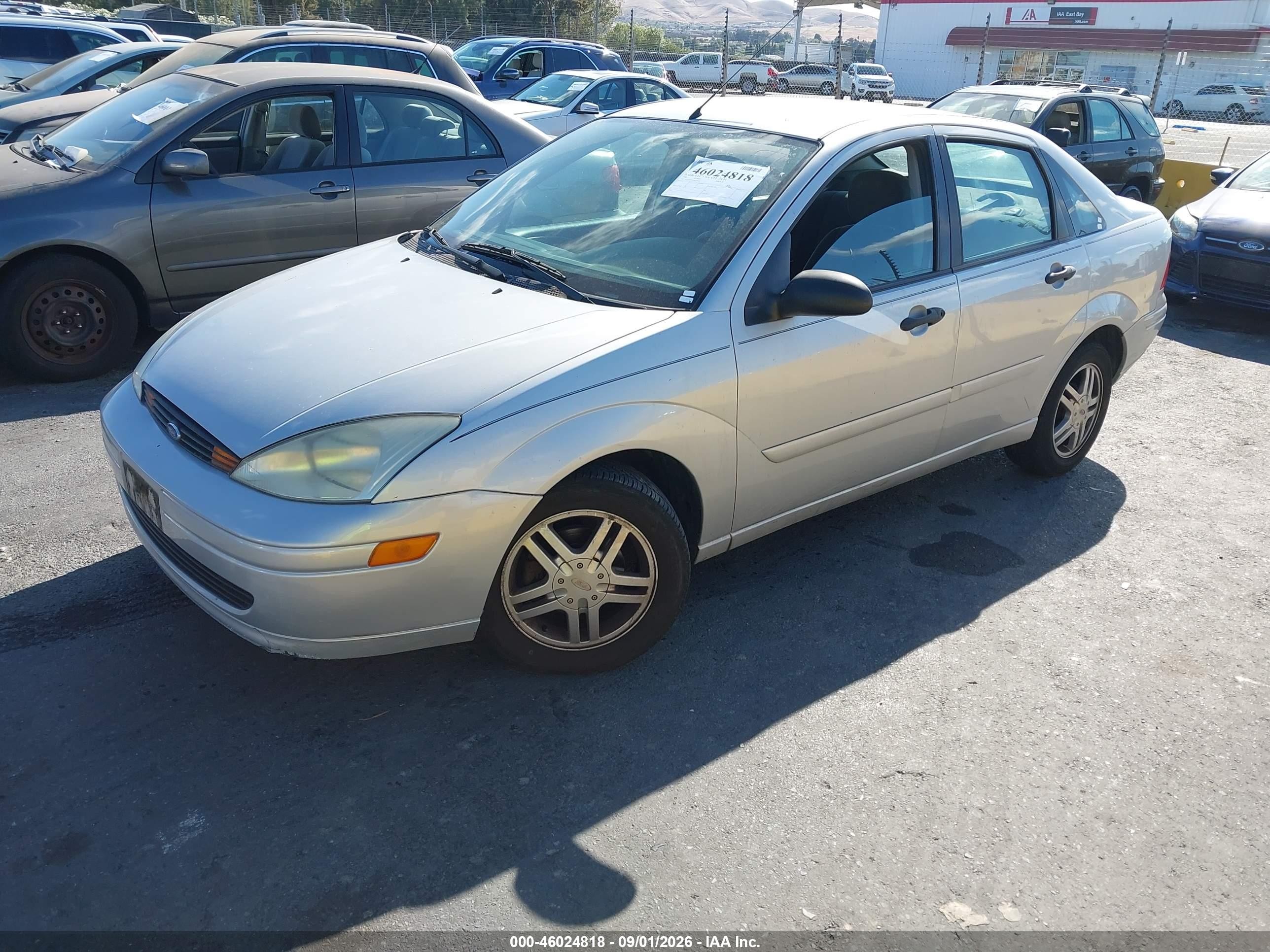 2002 Ford Focus Se Silver vin: 1FAFP34P32W330932