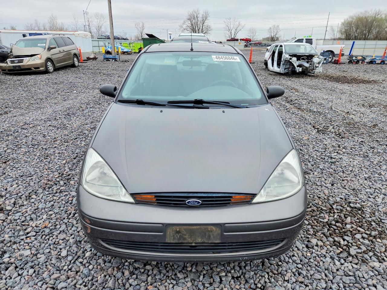 2002 Ford Focus Se Gray vin: 1FAFP34P32W357340