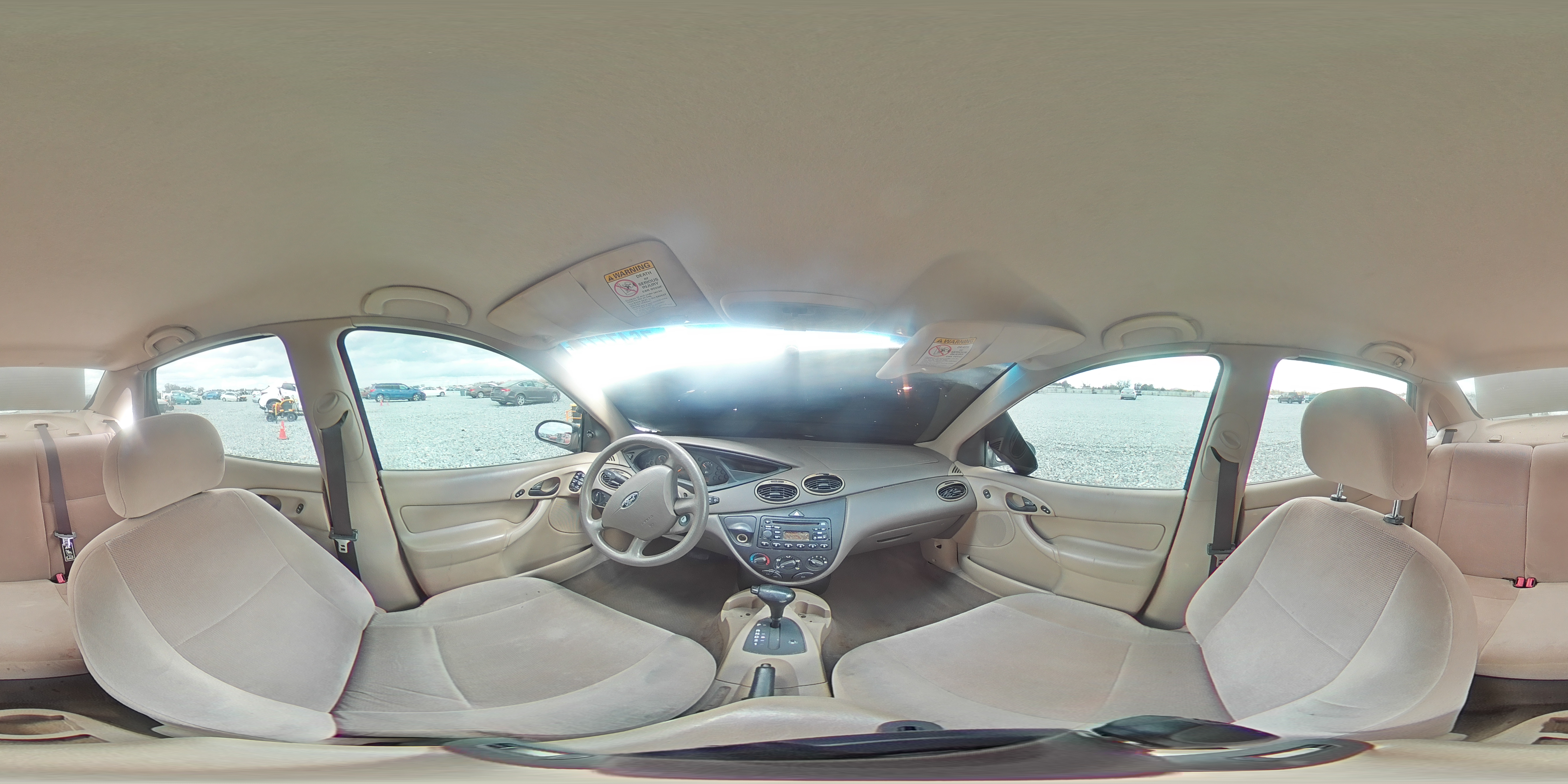 2002 Ford Focus Beige vin: 1FAFP34P52W194688