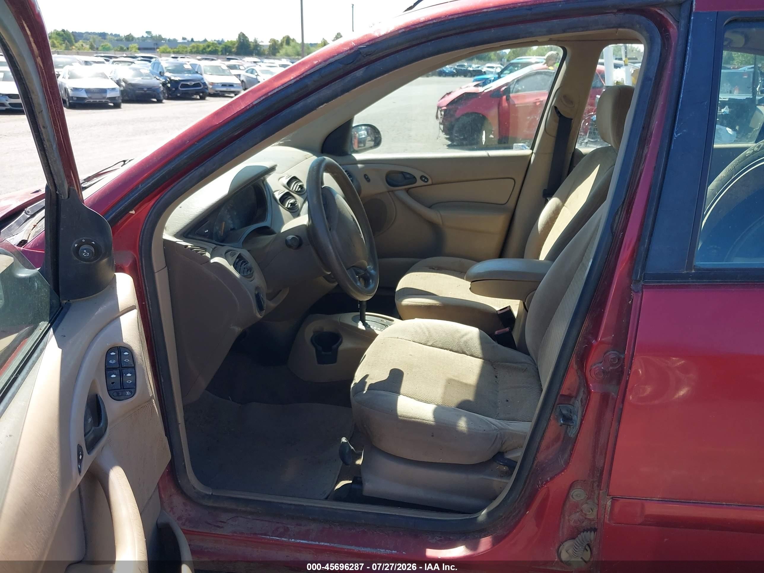2003 Ford Focus Se Red vin: 1FAFP34P53W173213