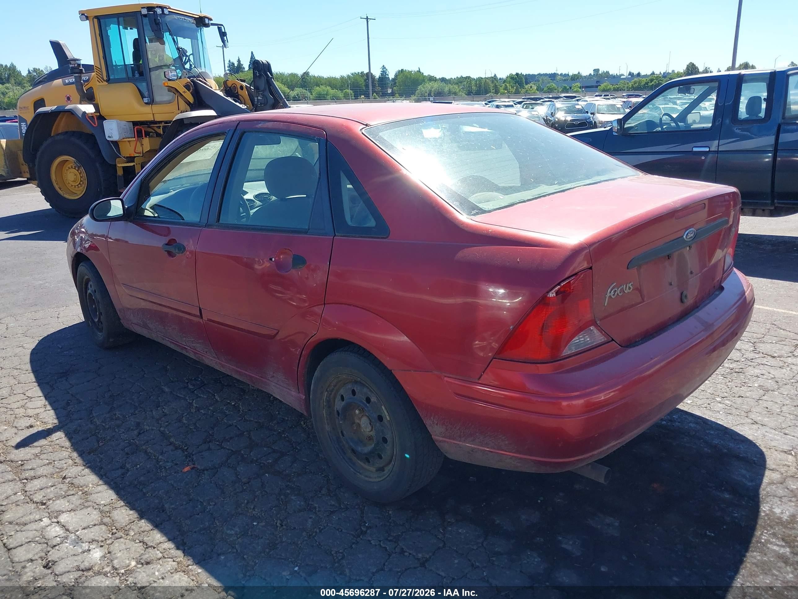 2003 Ford Focus Se Red vin: 1FAFP34P53W173213