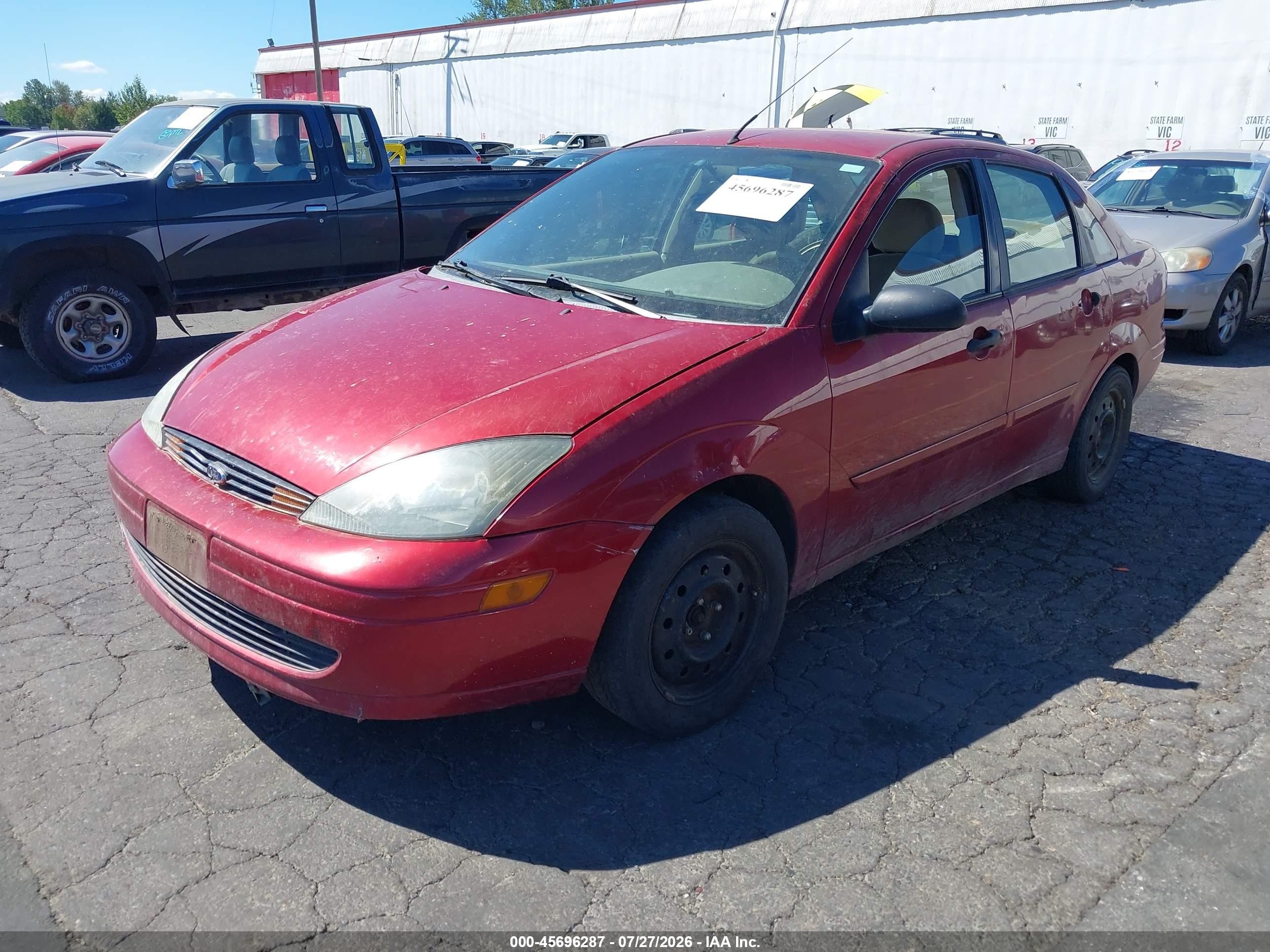 2003 Ford Focus Se Red vin: 1FAFP34P53W173213