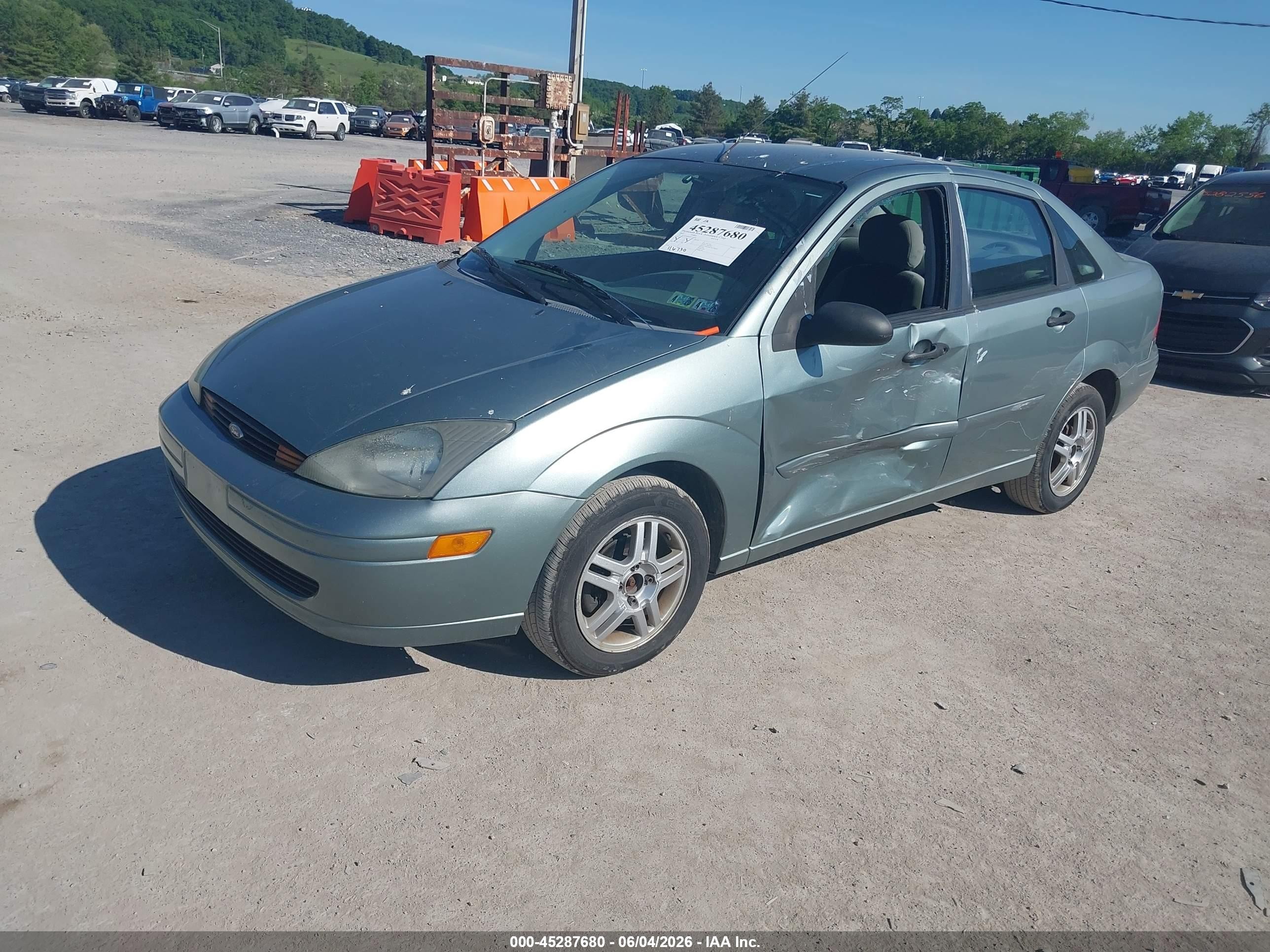 2003 Ford Focus Se/se Comfort/se Sport Turquoise vin: 1FAFP34P53W316936
