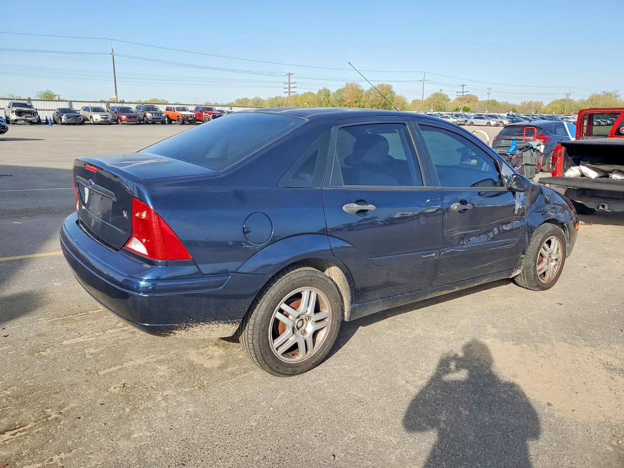 2001 Ford Focus Синий vin: 1FAFP34P71W285251