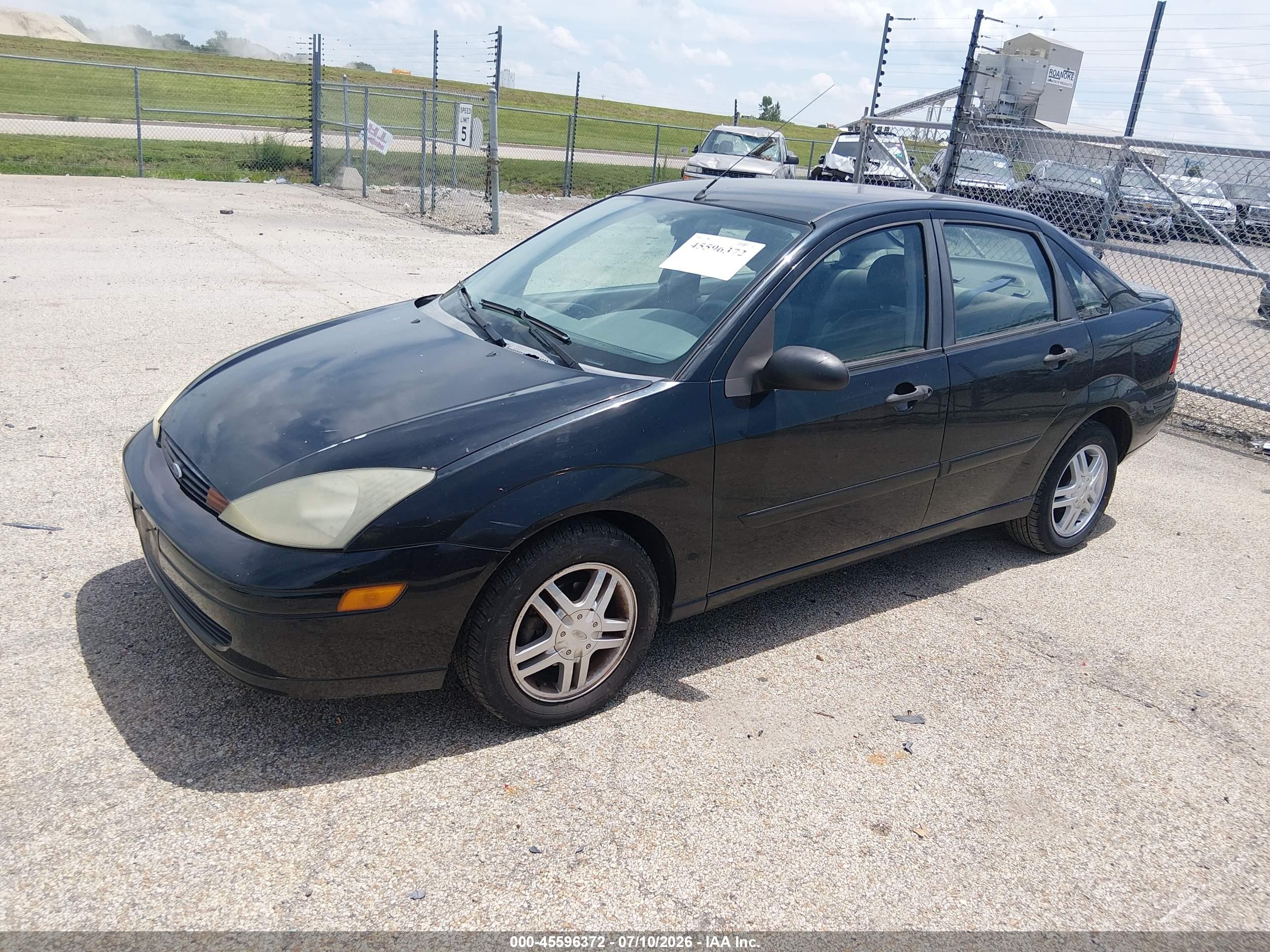 2003 Ford Focus Se Black vin: 1FAFP34P73W273023