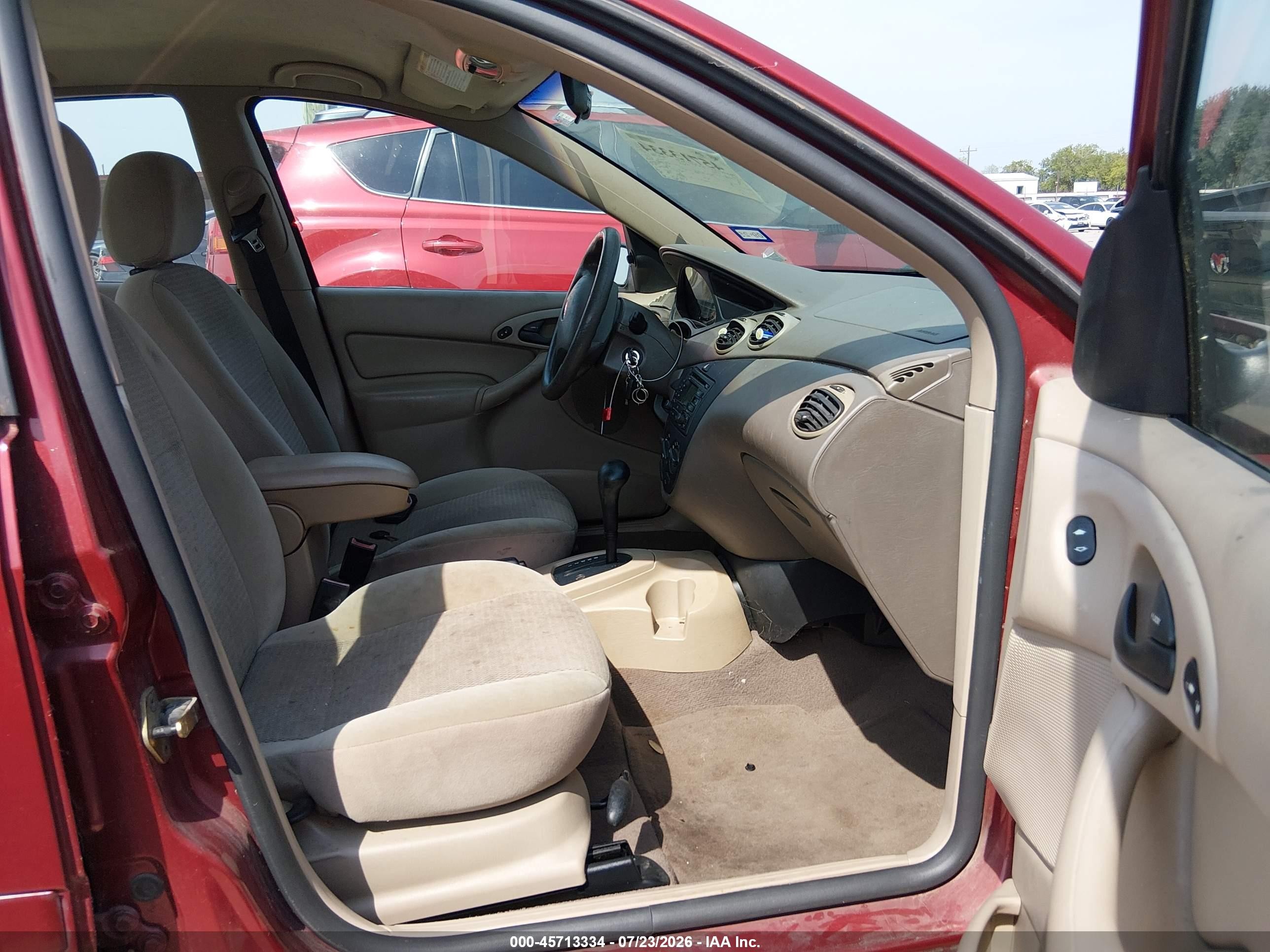 2003 Ford Focus Se Red vin: 1FAFP34P93W233395