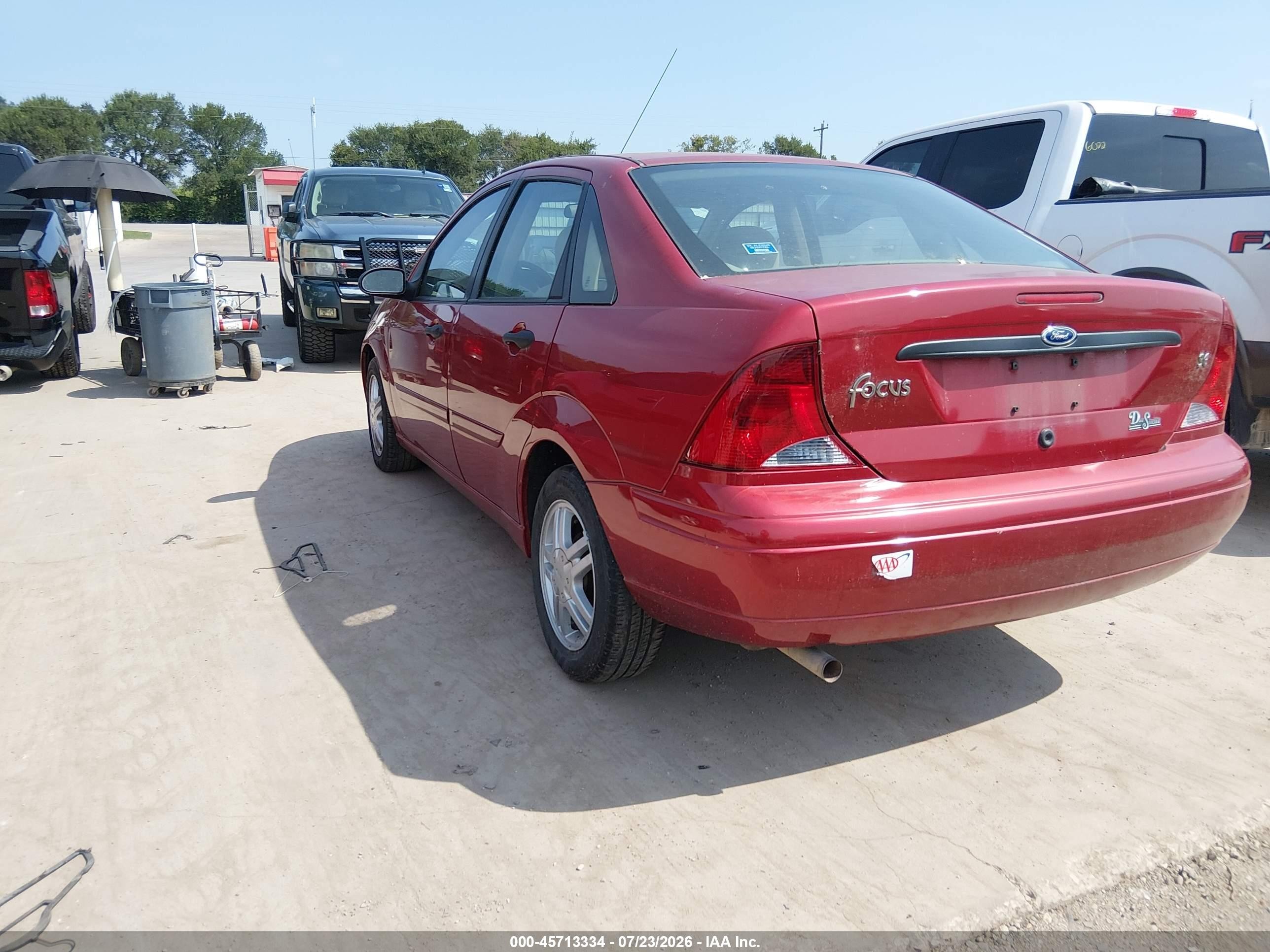 2003 Ford Focus Se Red vin: 1FAFP34P93W233395