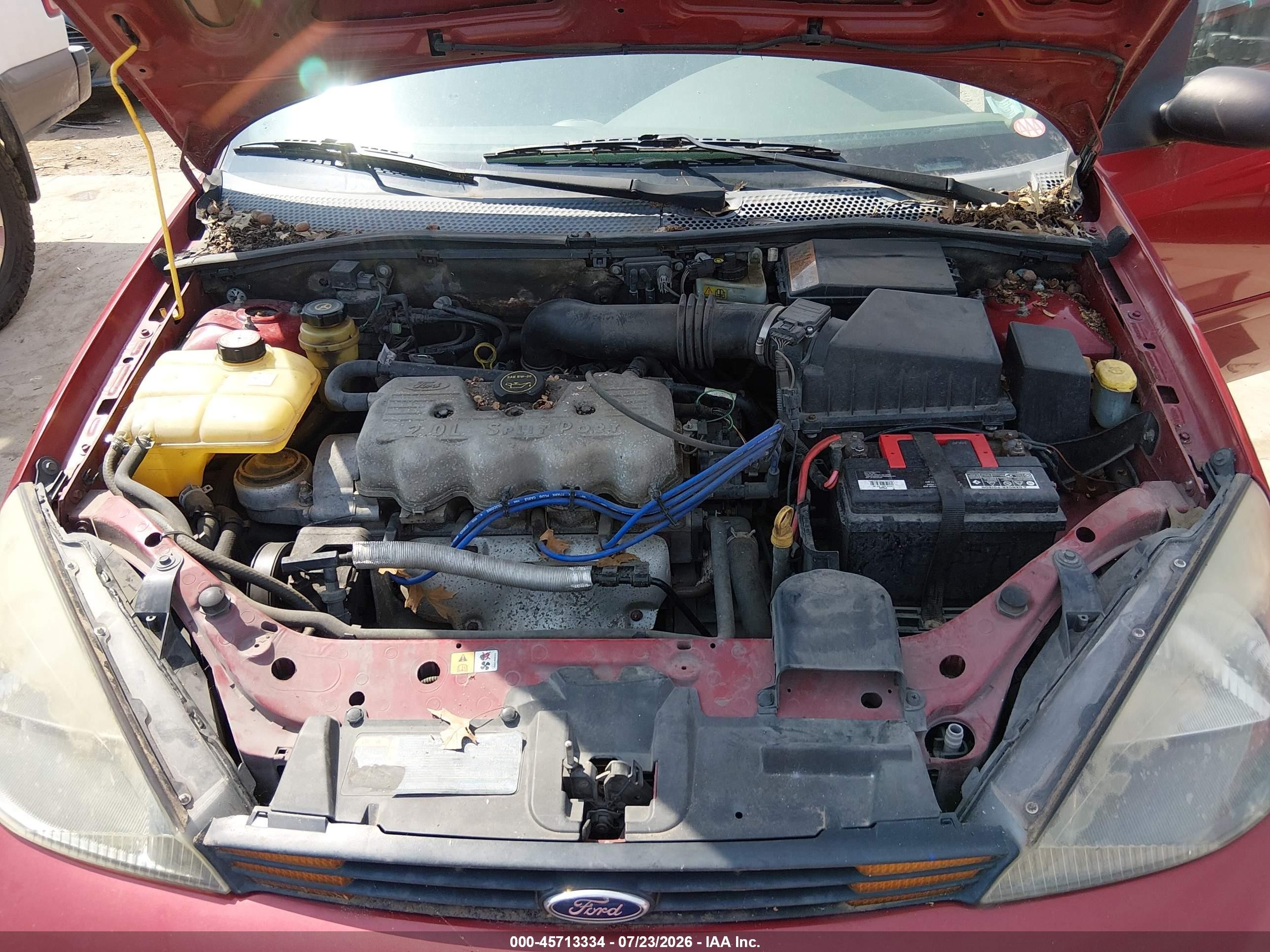 2003 Ford Focus Se Red vin: 1FAFP34P93W233395