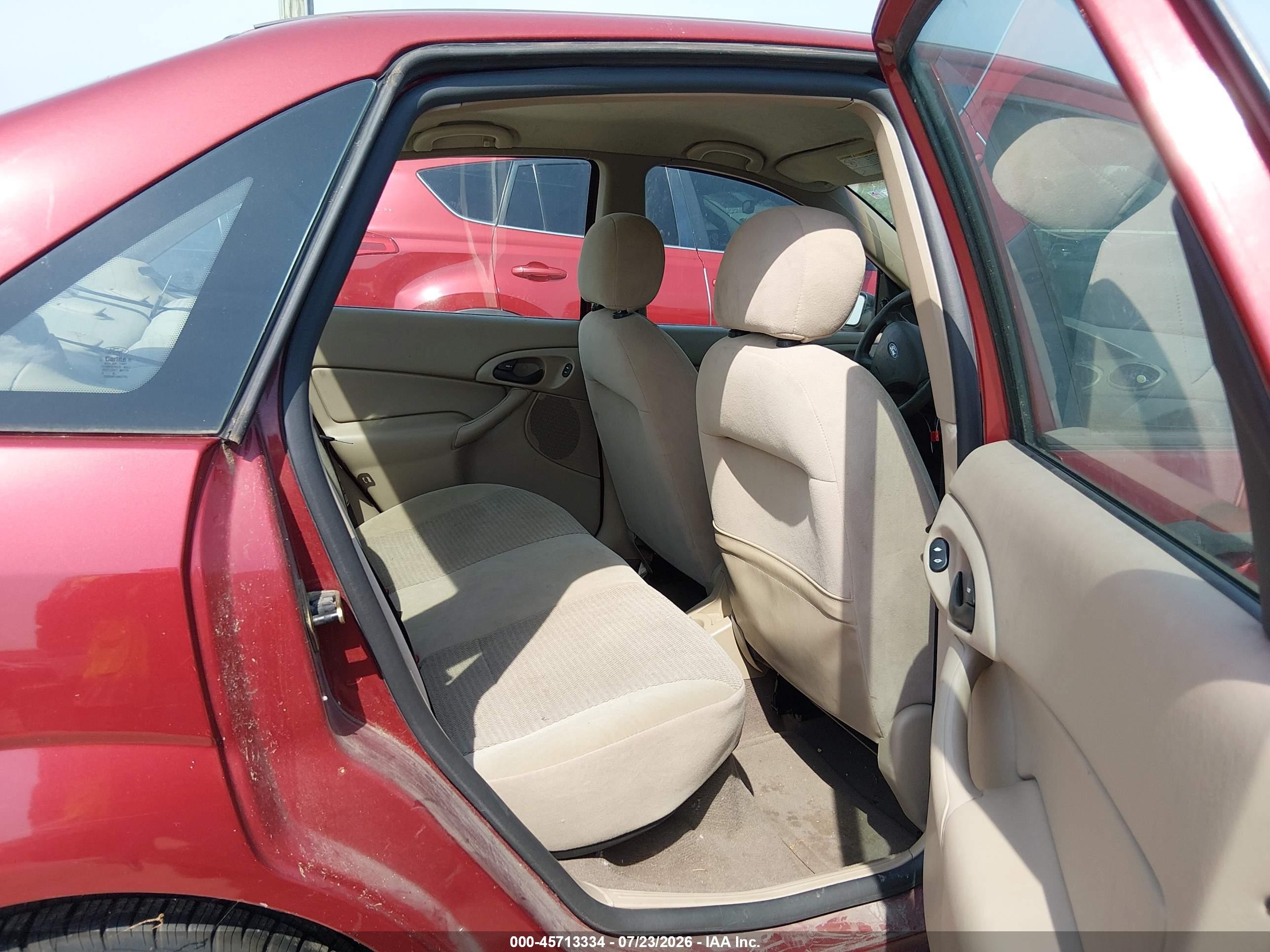 2003 Ford Focus Se Red vin: 1FAFP34P93W233395