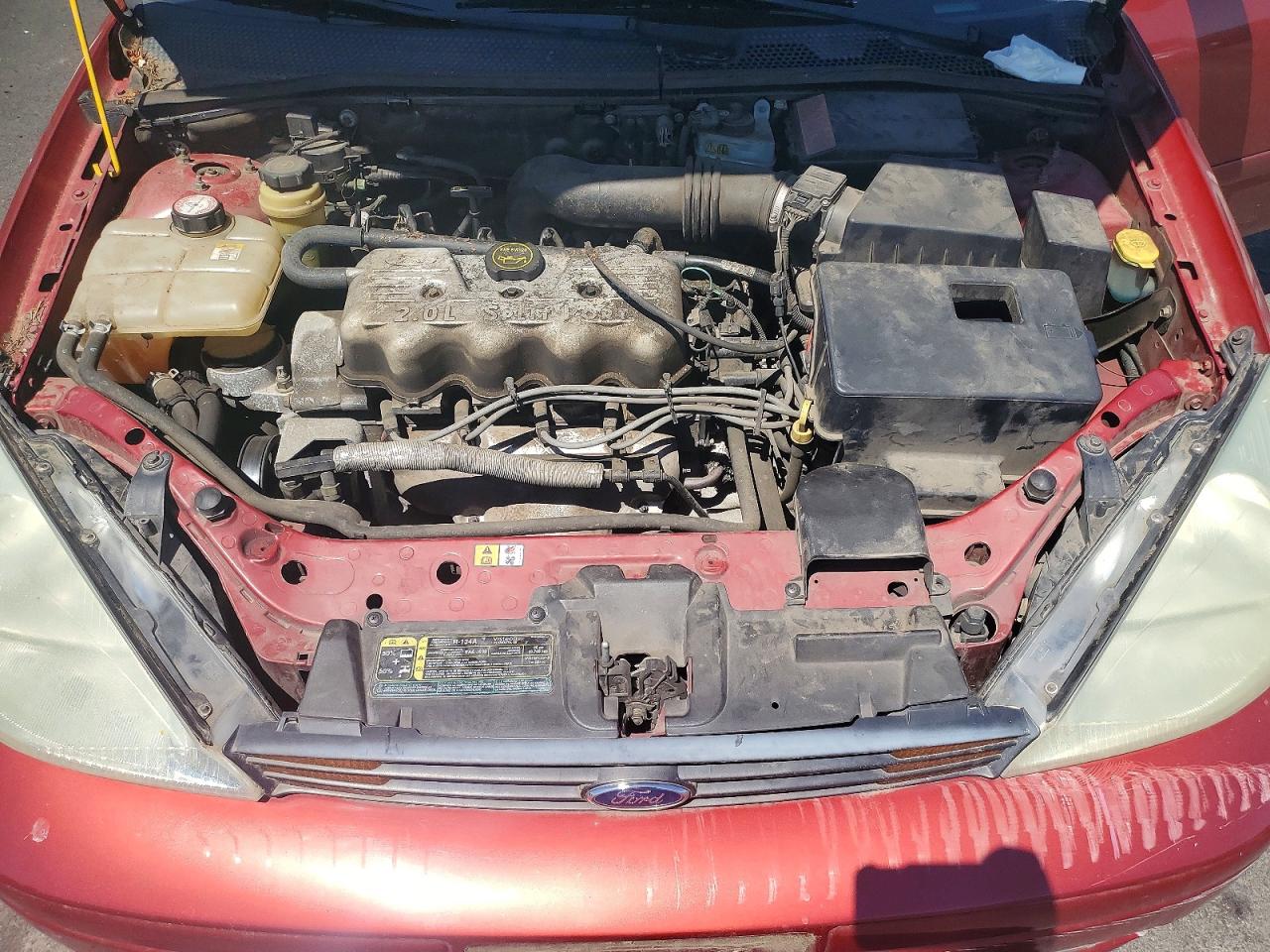 2002 Ford Focus Se Red vin: 1FAFP34PX2W349252