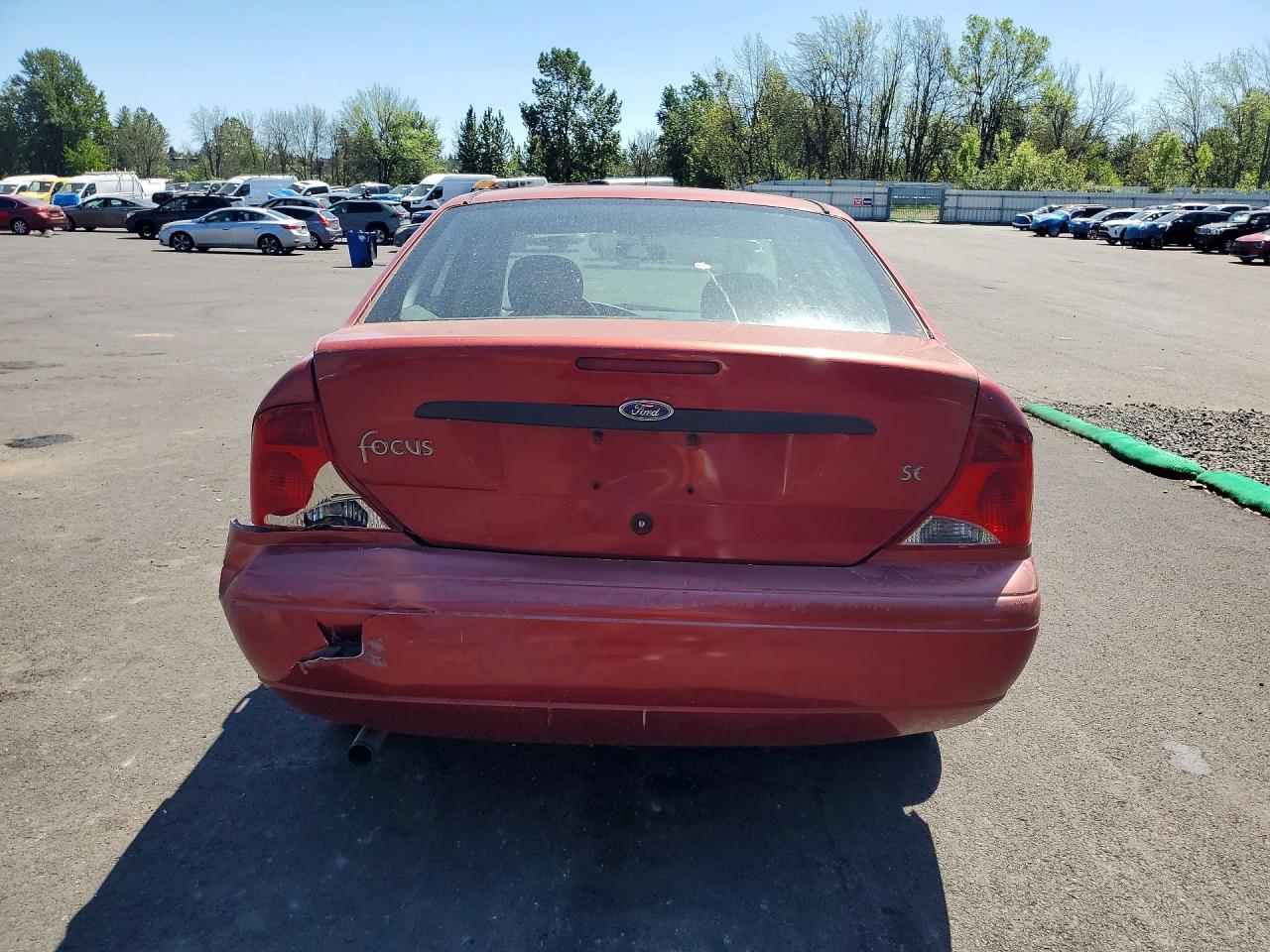 2002 Ford Focus Se Red vin: 1FAFP34PX2W349252