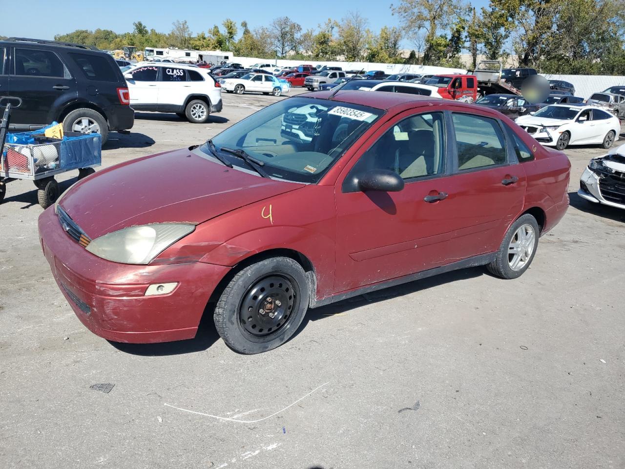 2003 Ford Focus Se Red vin: 1FAFP34PX3W245071