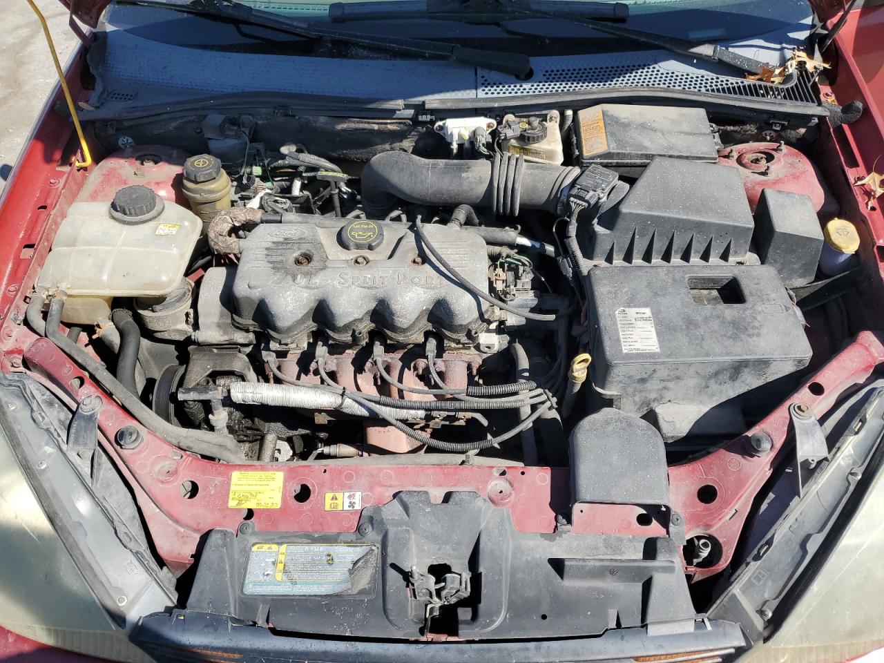 2003 Ford Focus Se Red vin: 1FAFP34PX3W245071