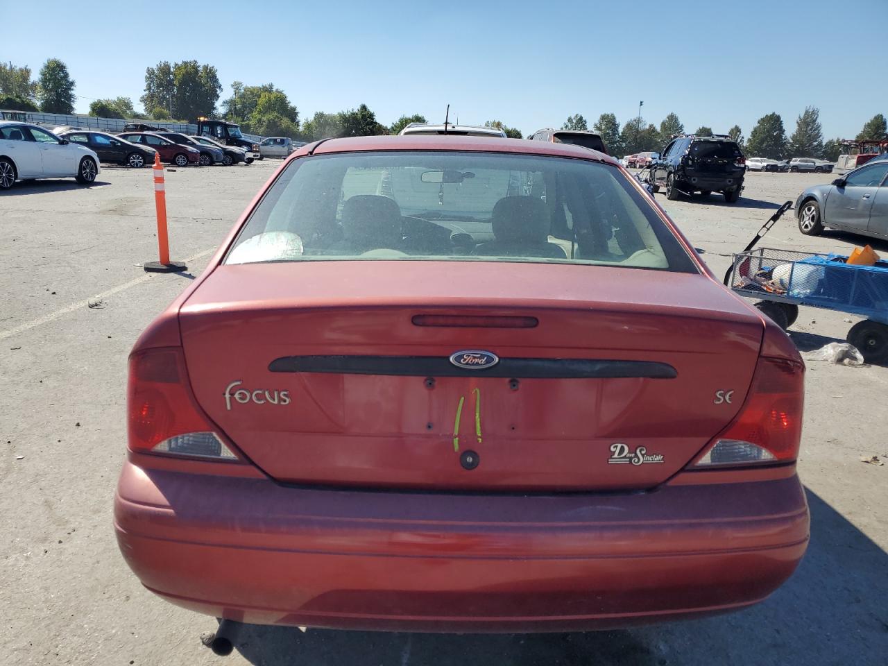 2003 Ford Focus Se Red vin: 1FAFP34PX3W245071