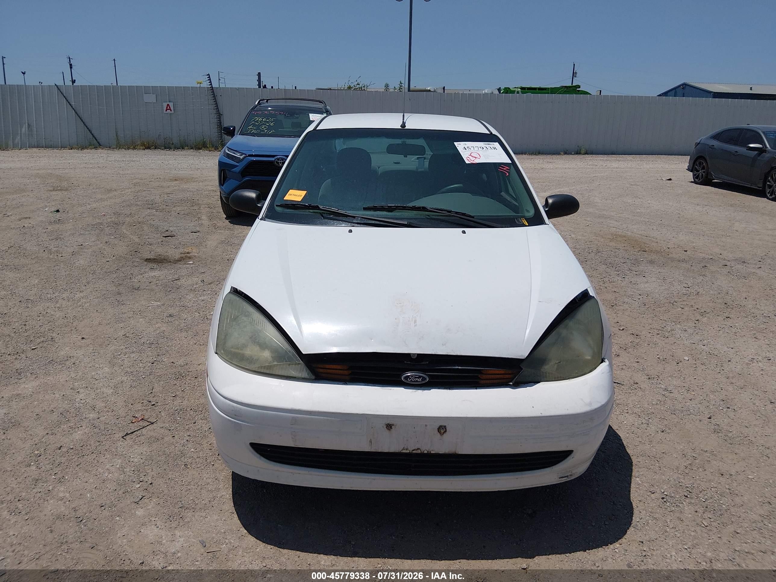 2003 Ford Focus Se White vin: 1FAFP34Z23W254283