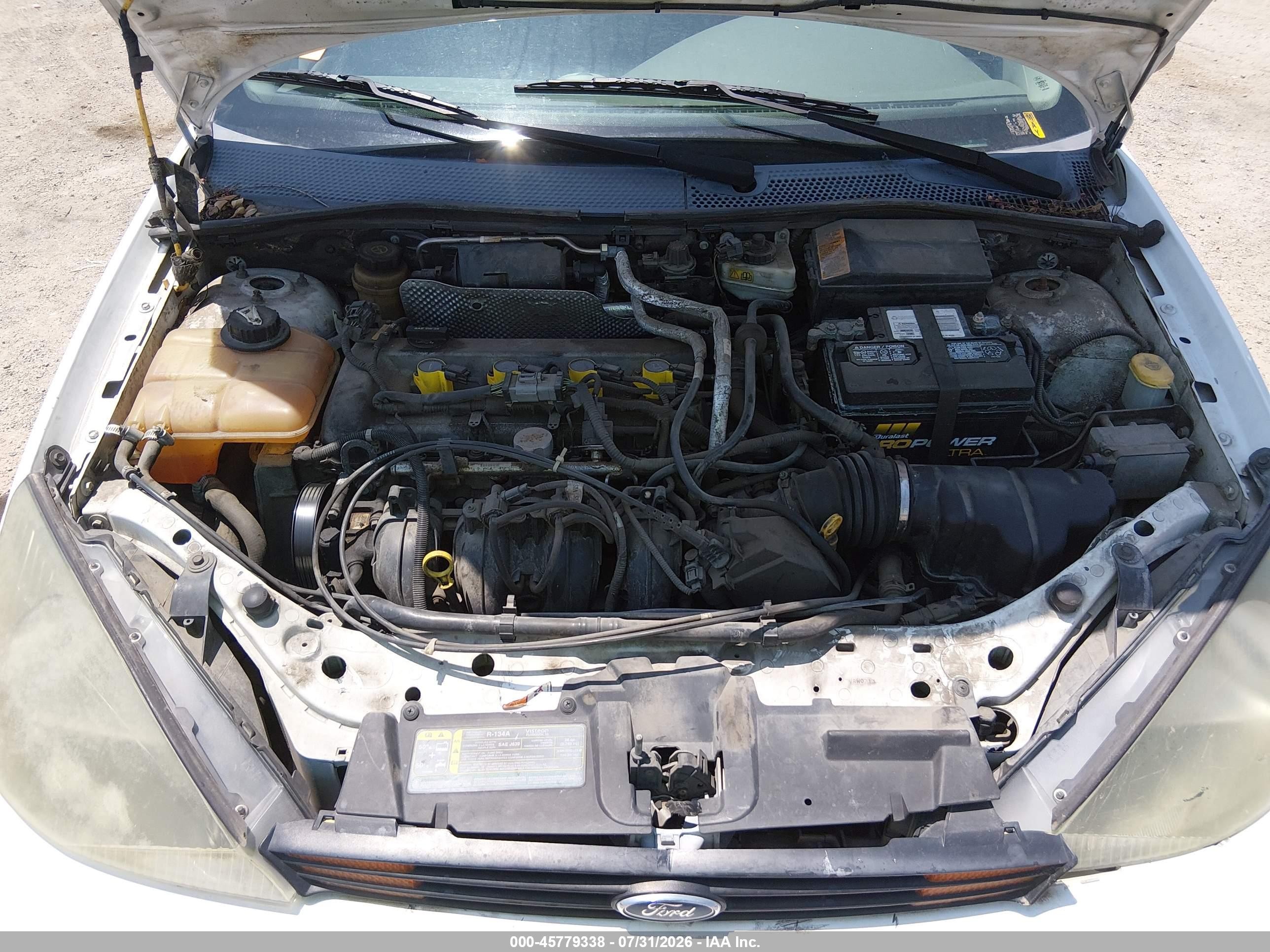 2003 Ford Focus Se White vin: 1FAFP34Z23W254283