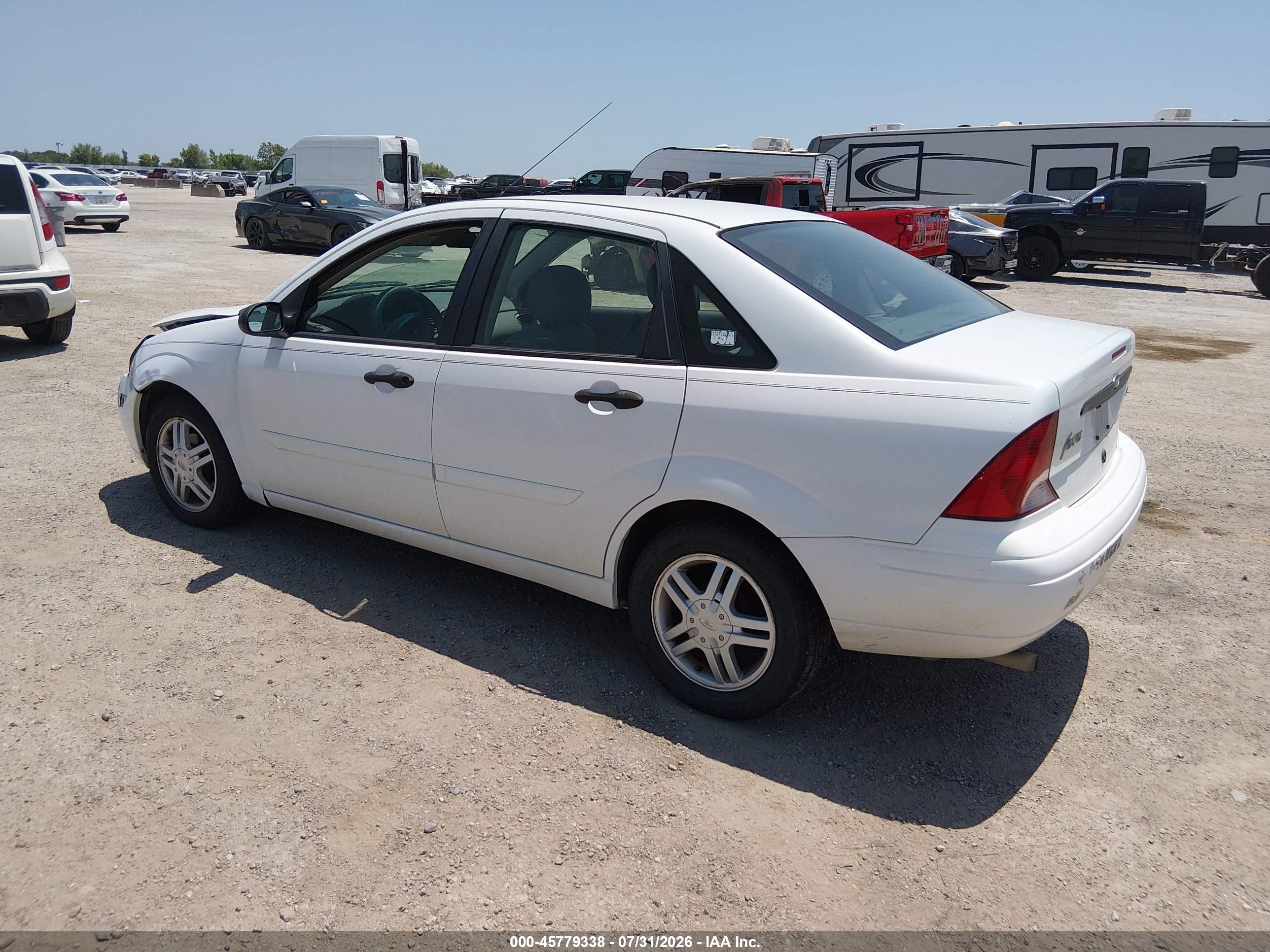 2003 Ford Focus Se White vin: 1FAFP34Z23W254283