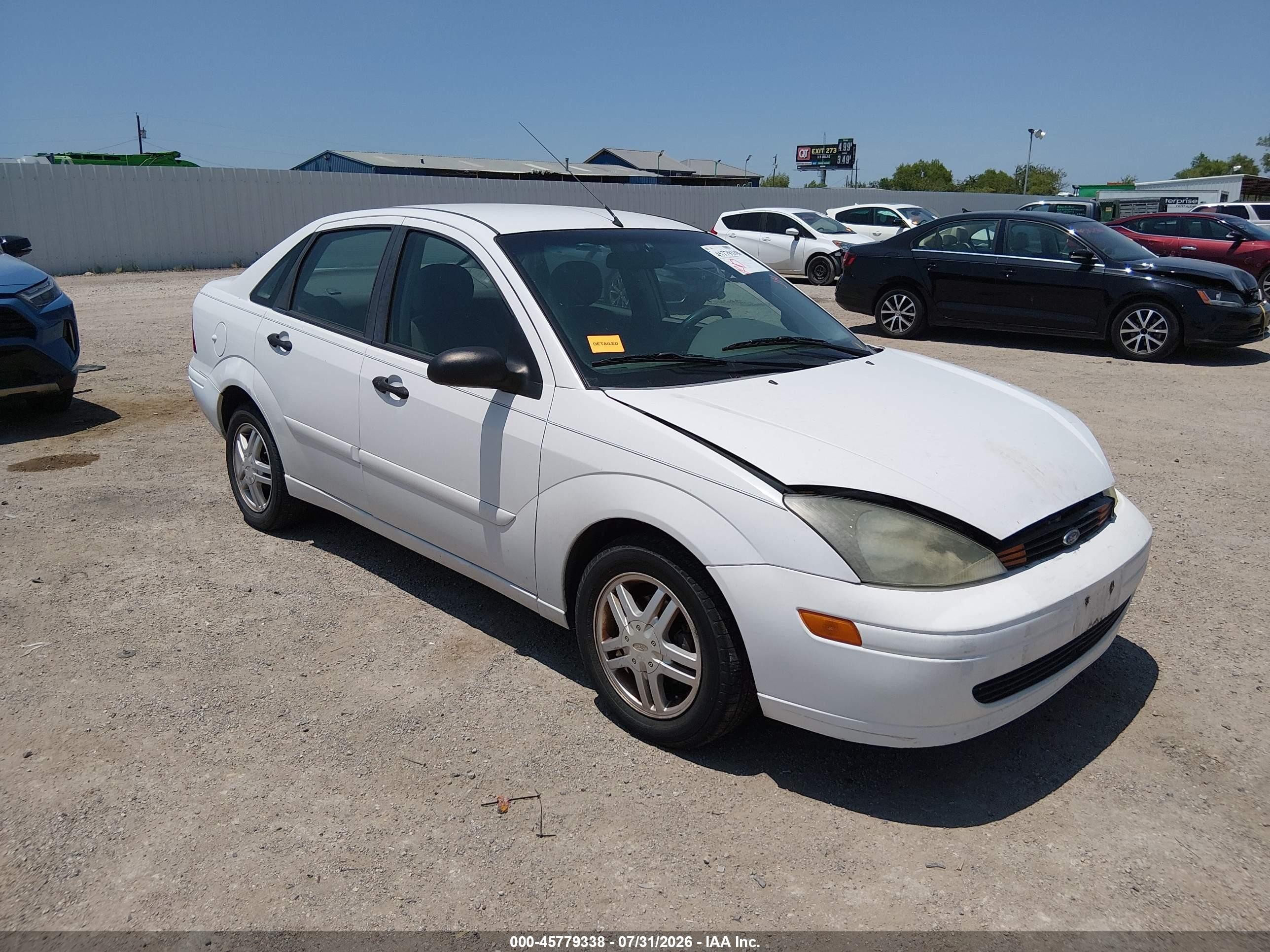 2003 Ford Focus Se White vin: 1FAFP34Z23W254283
