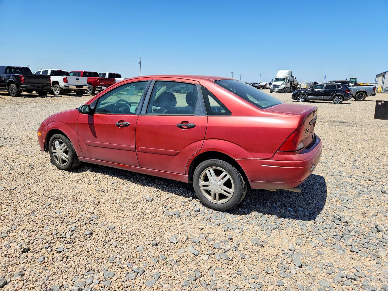 2003 Ford Focus Se Comfort Red vin: 1FAFP34Z63W334590