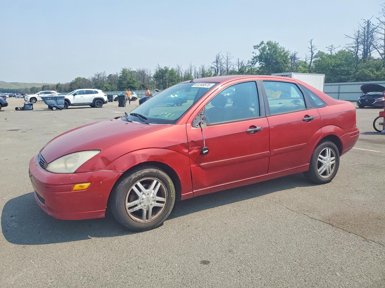 2003 Ford Focus Lx Red vin: 1FAFP34Z83W269158