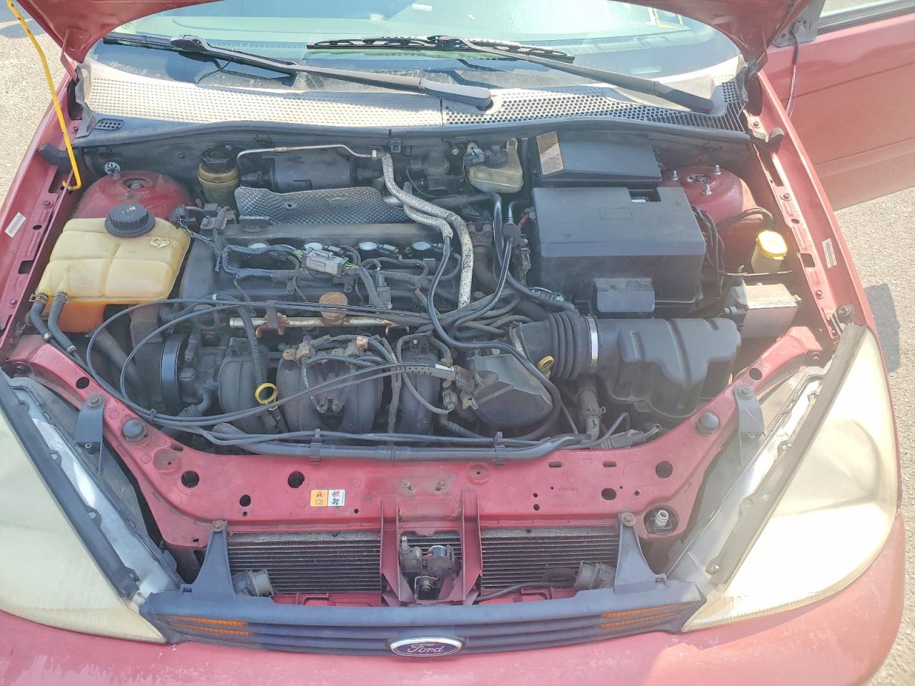 2003 Ford Focus Lx Red vin: 1FAFP34Z83W269158