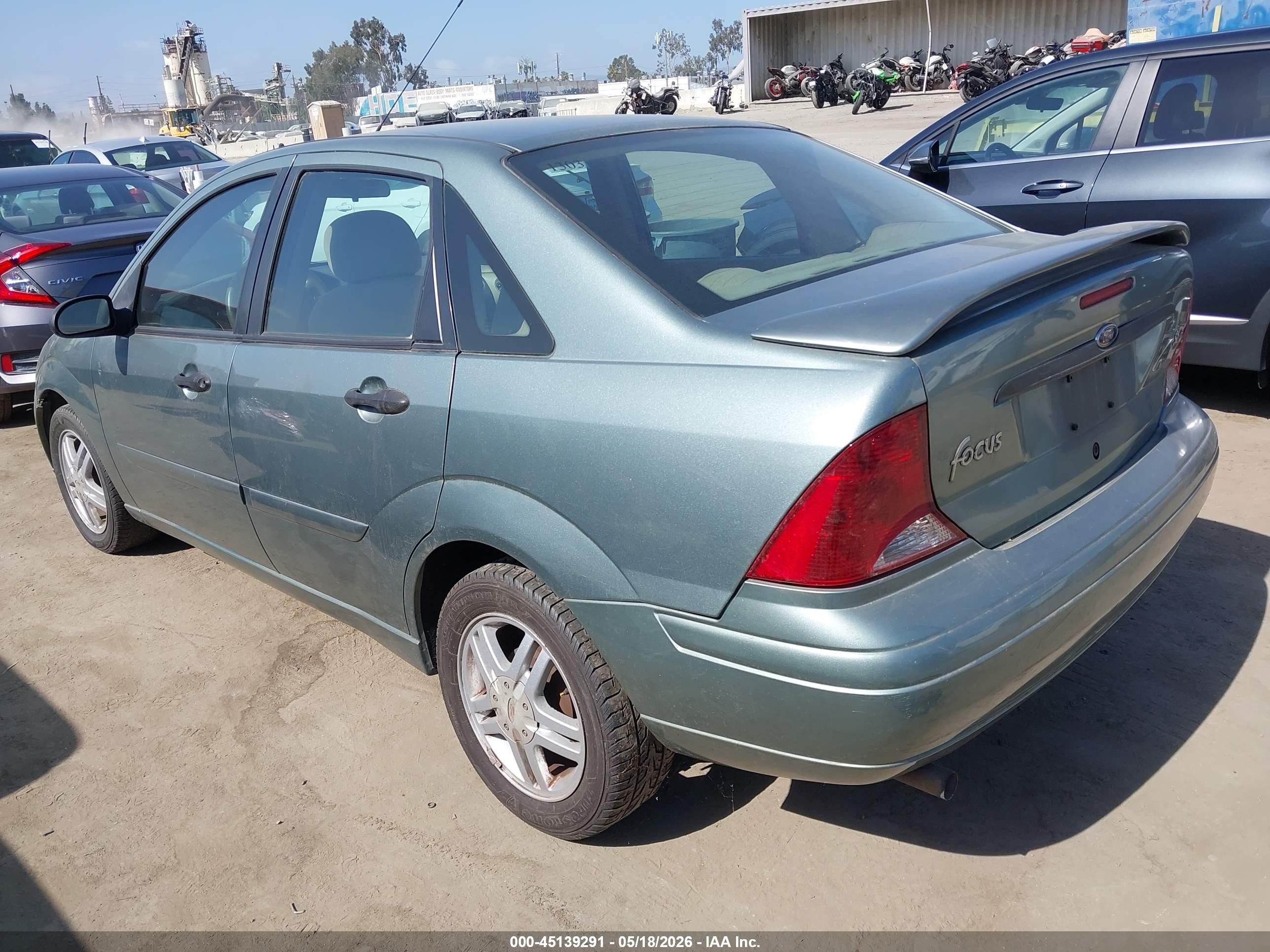 2003 Ford Focus Se Зеленый vin: 1FAFP34Z83W314390