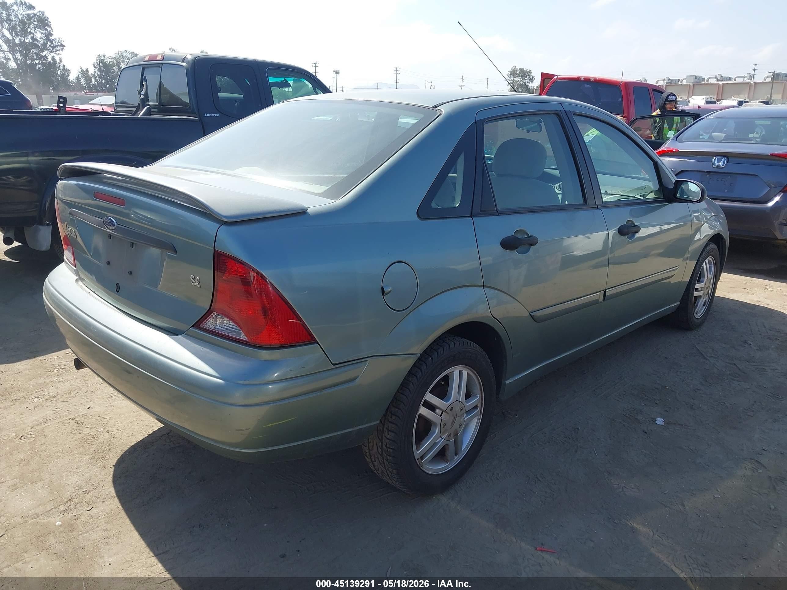 2003 Ford Focus Se Зеленый vin: 1FAFP34Z83W314390