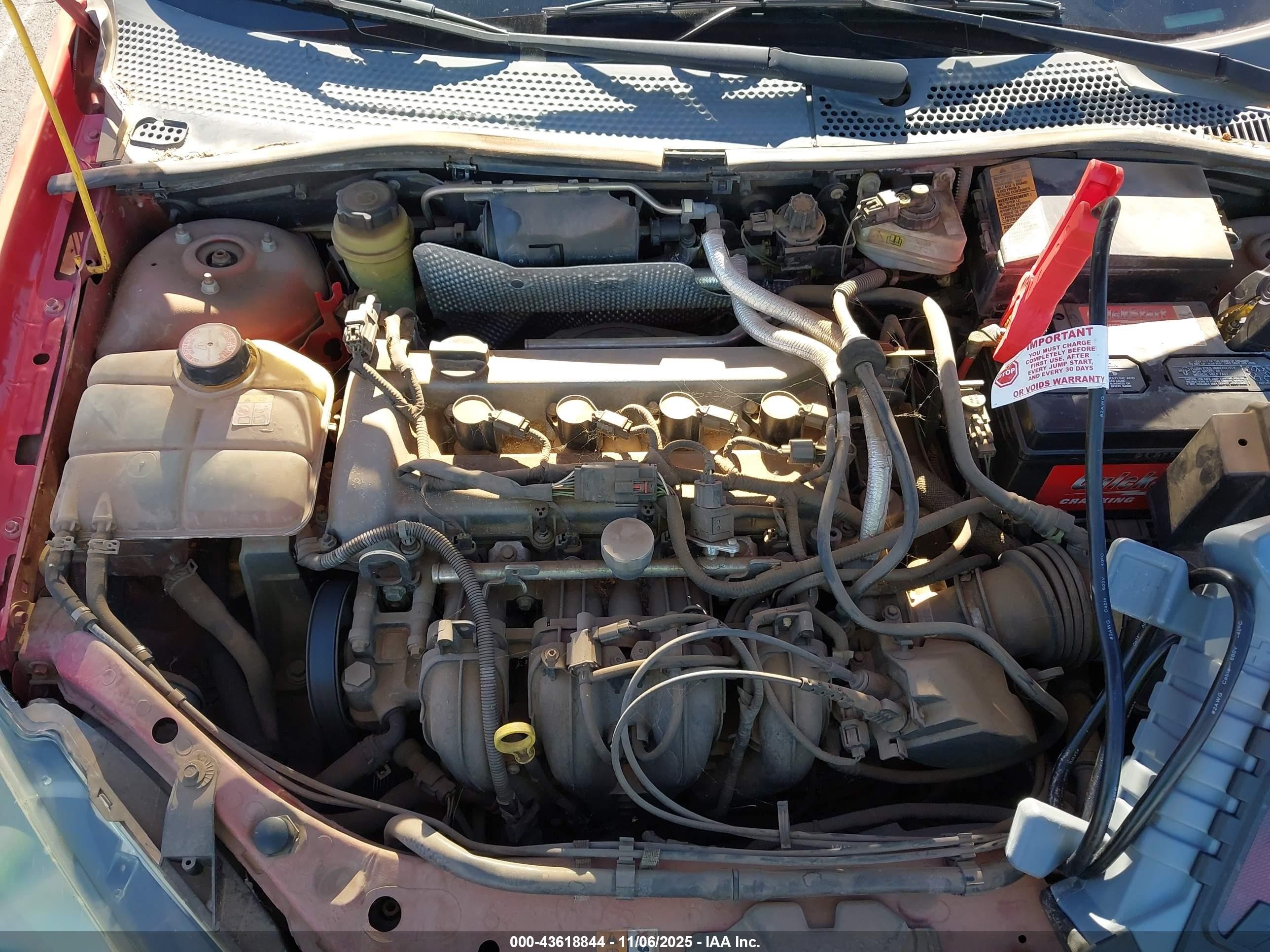 2004 Ford Focus Se Red vin: 1FAFP34ZX4W188065
