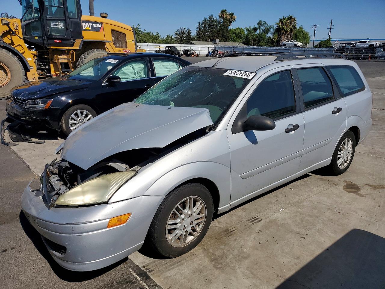 2002 Ford Focus Se Серебряный vin: 1FAFP36302W255875