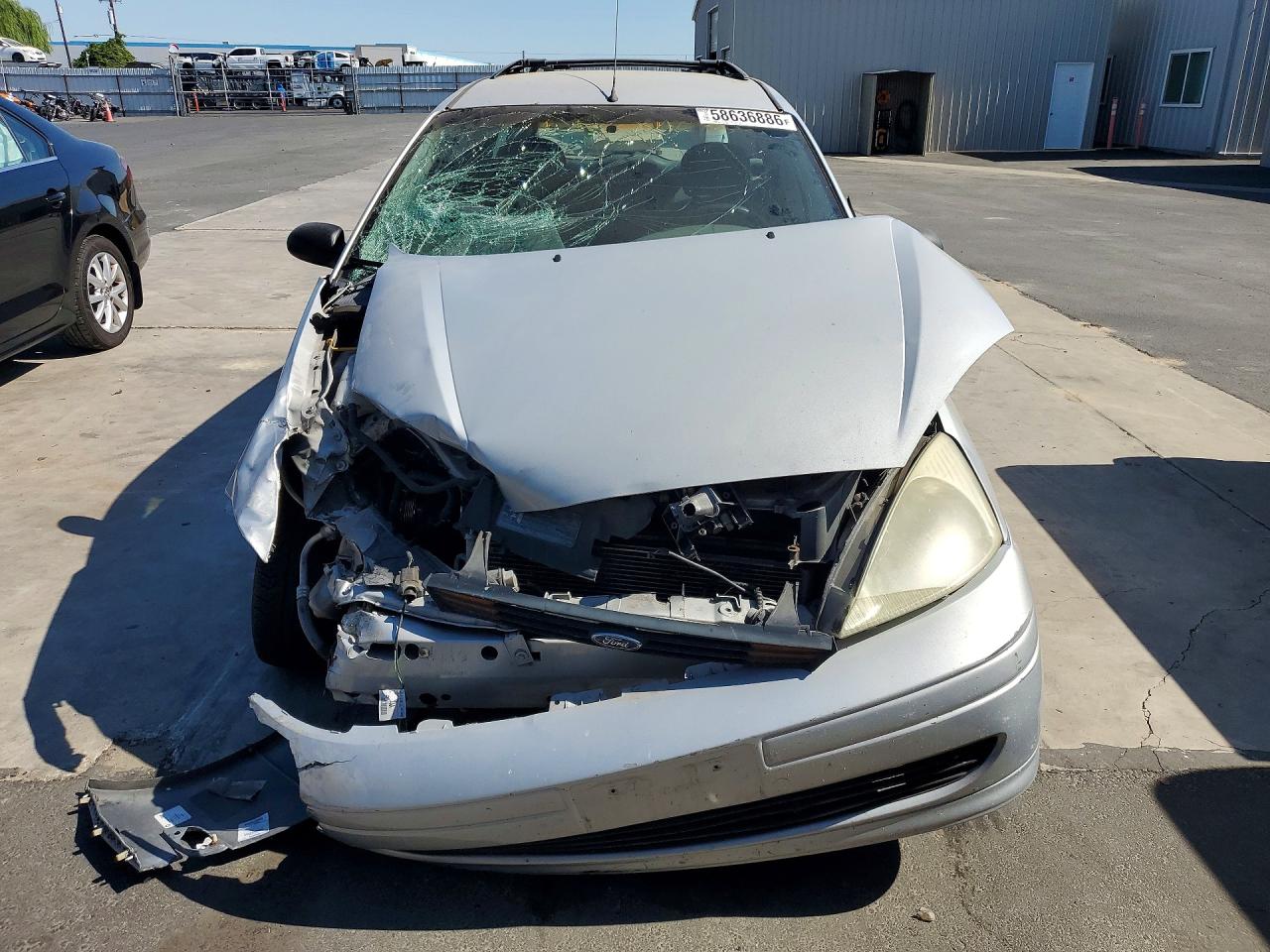 2002 Ford Focus Se Серебряный vin: 1FAFP36302W255875
