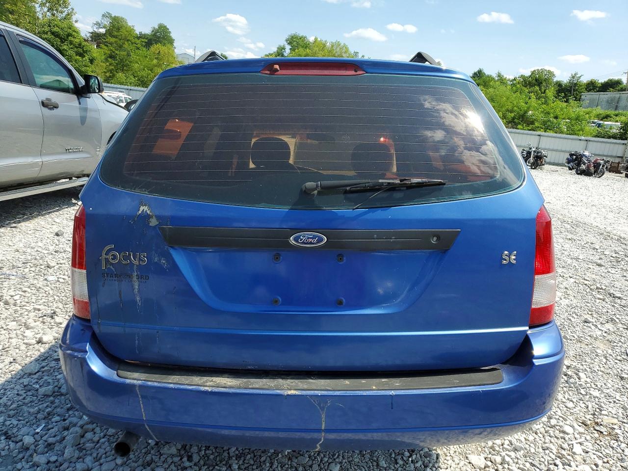 2004 Ford Focus Se Blue vin: 1FAFP36314W188030