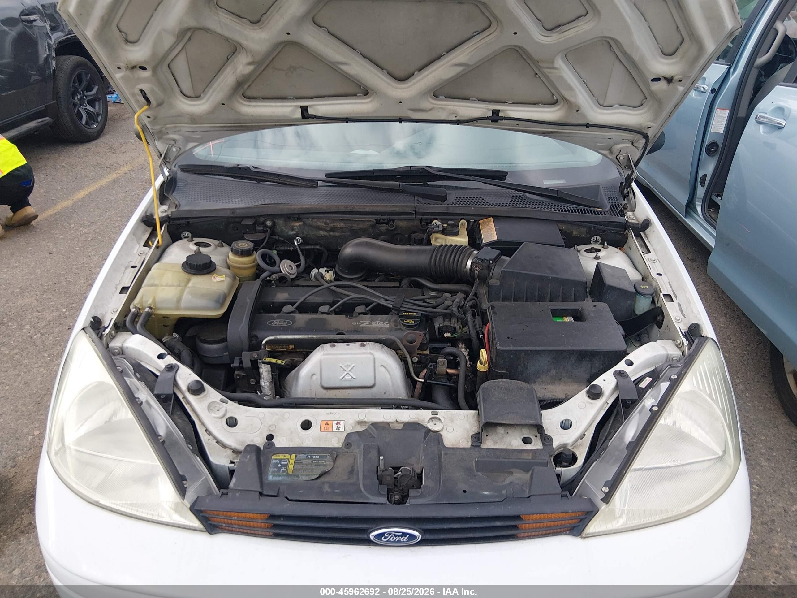 2002 Ford Focus Se/ztw White vin: 1FAFP36342W104523