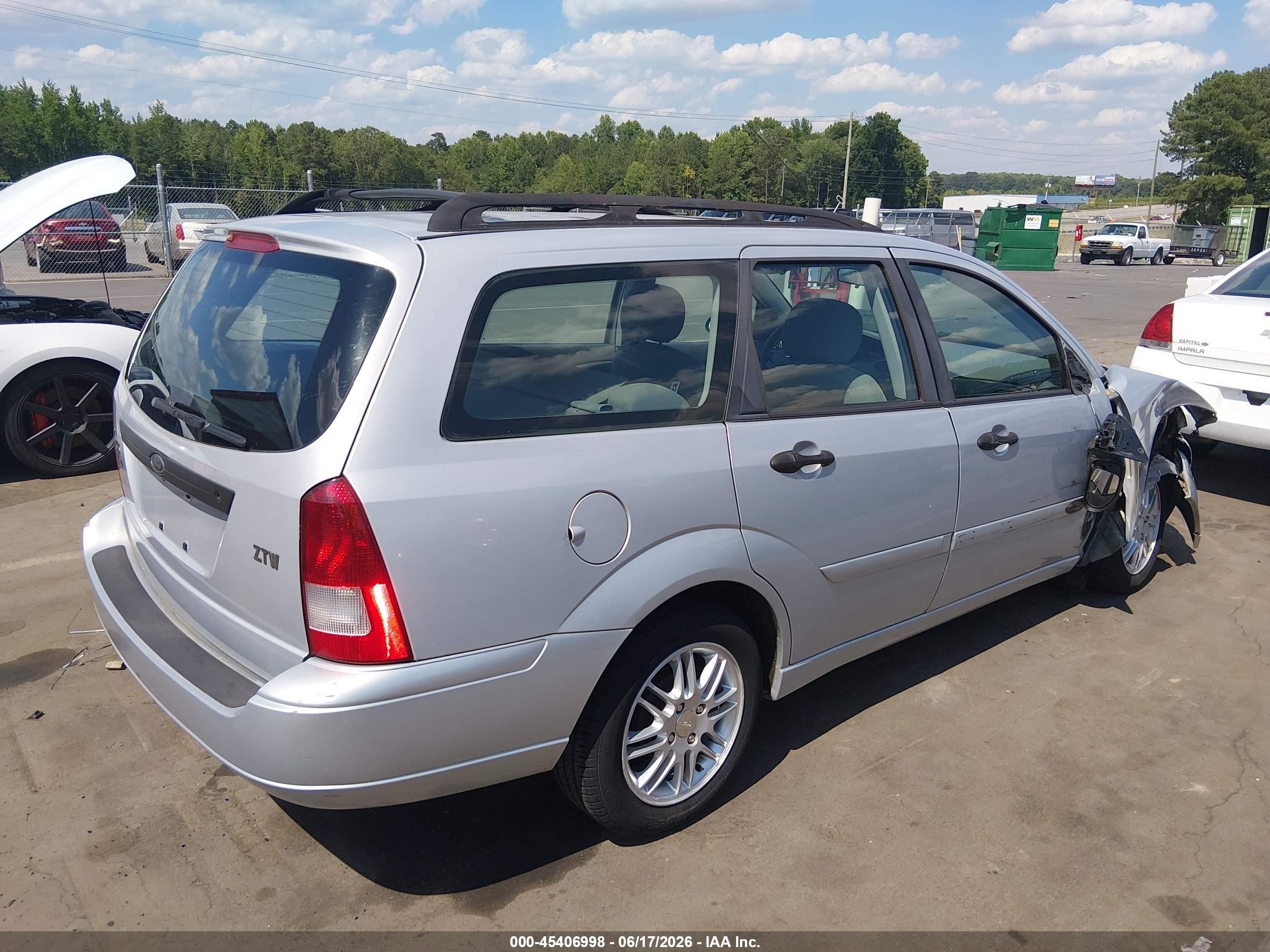 2003 Ford Focus Se/ztw Silver vin: 1FAFP36343W207751