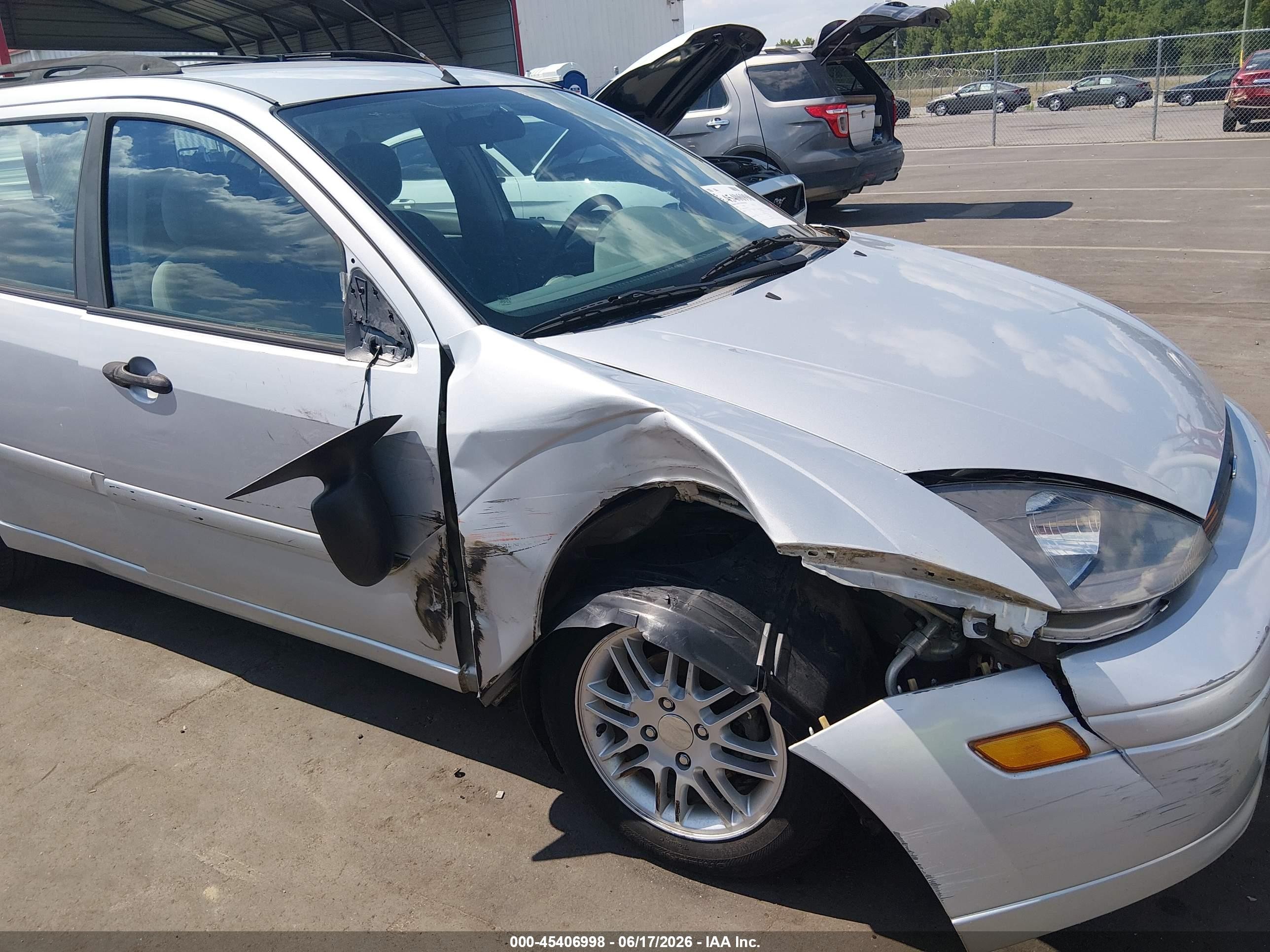 2003 Ford Focus Se/ztw Silver vin: 1FAFP36343W207751