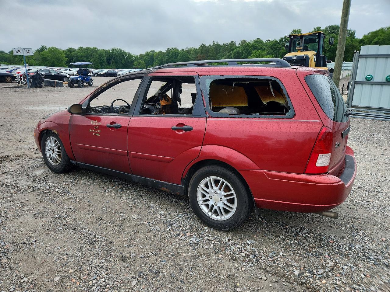 2002 Ford Focus Se Red vin: 1FAFP36362W226901