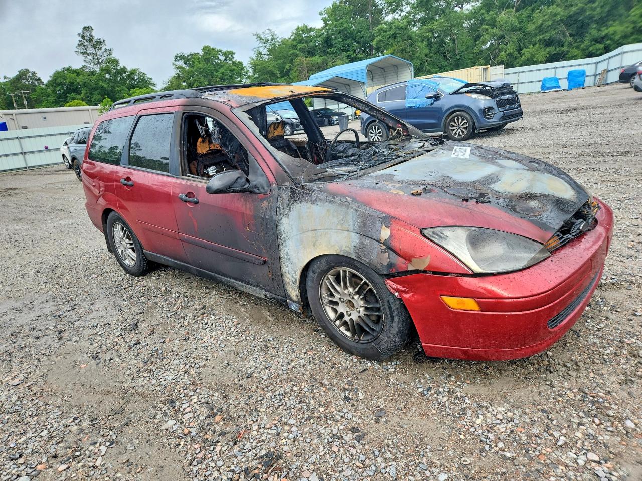 2002 Ford Focus Se Red vin: 1FAFP36362W226901