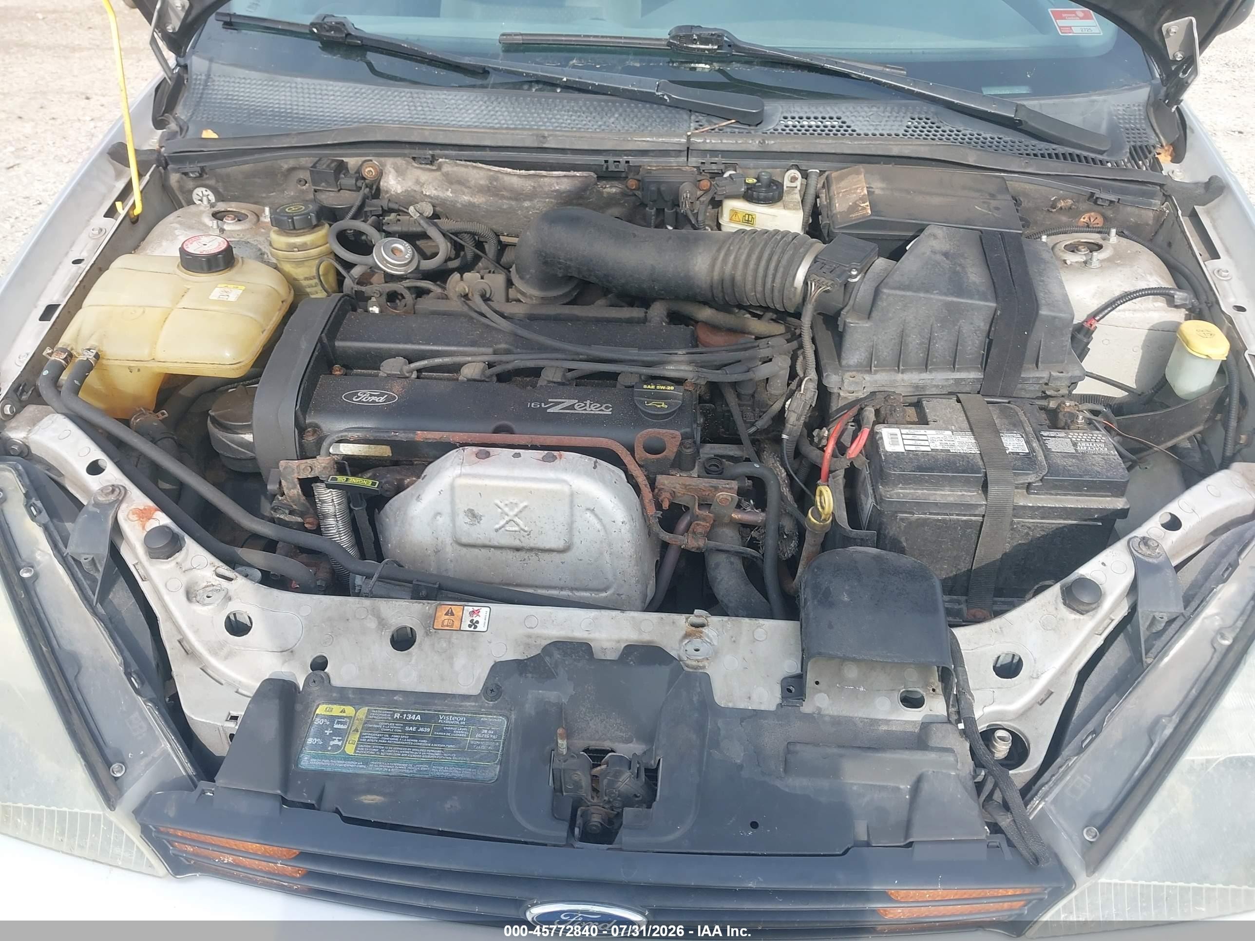 2003 Ford Focus Se/ztw Silver vin: 1FAFP36363W110146