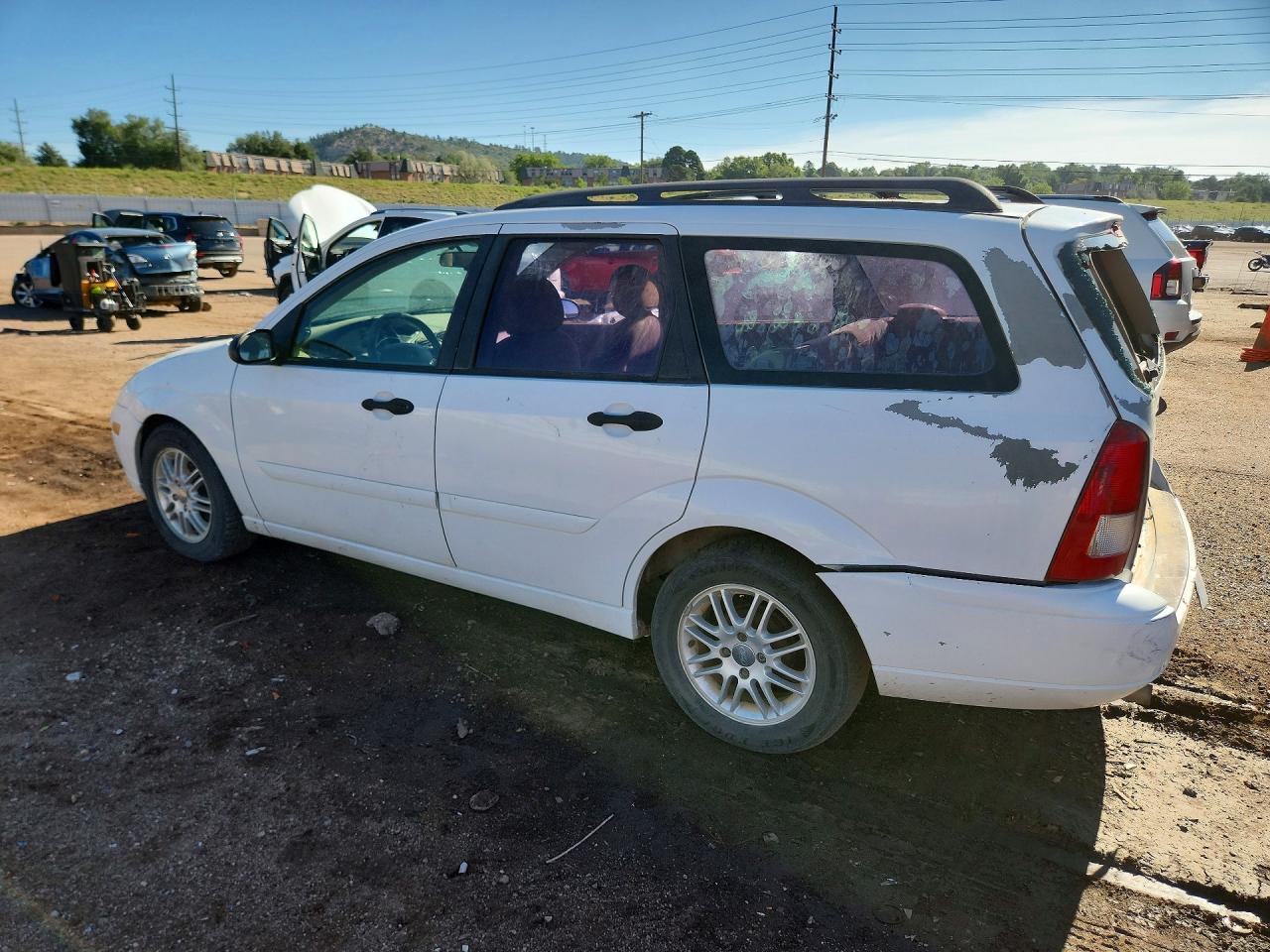 2003 Ford Focus Se White vin: 1FAFP36363W288249