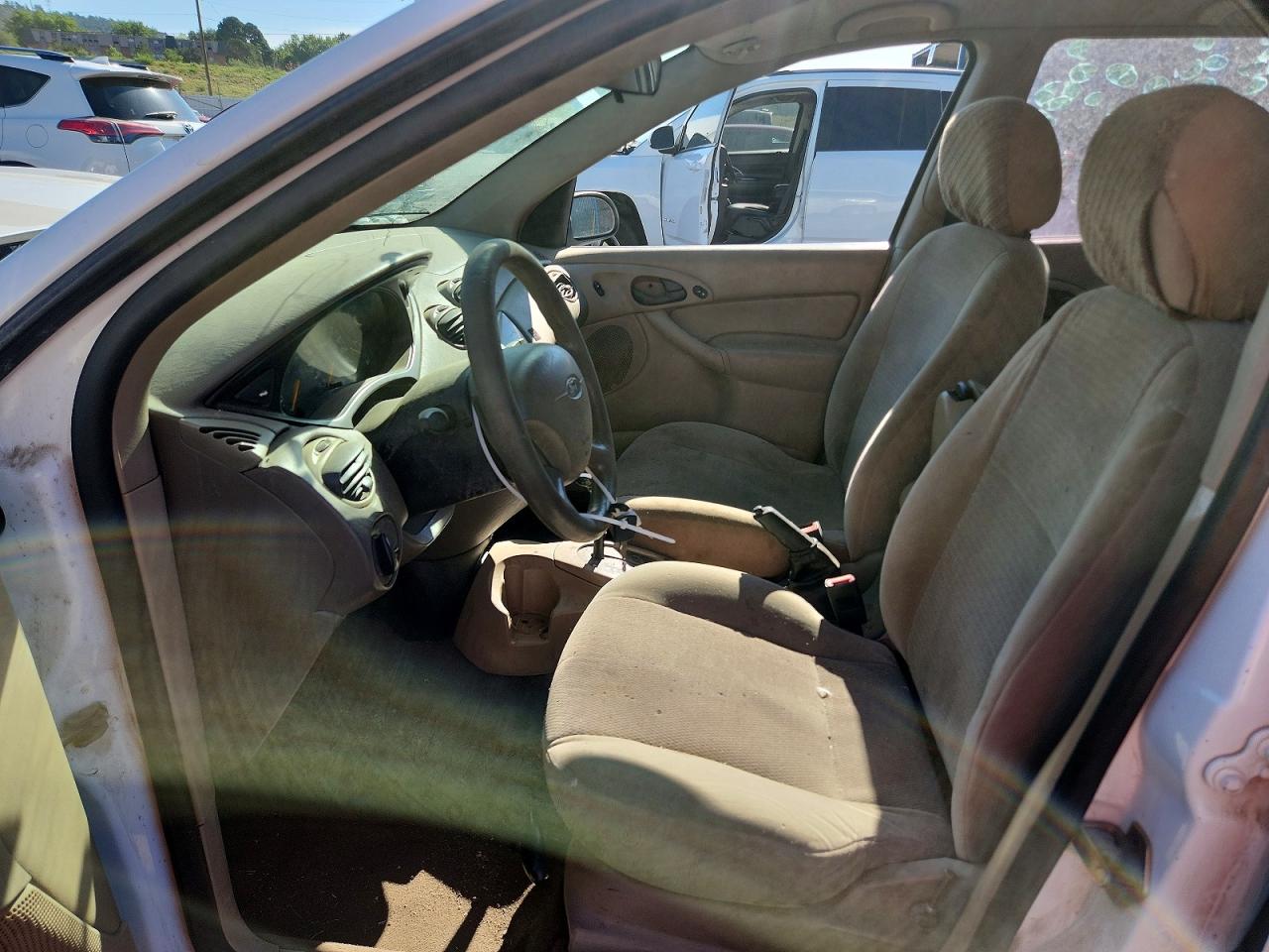 2003 Ford Focus Se White vin: 1FAFP36363W288249