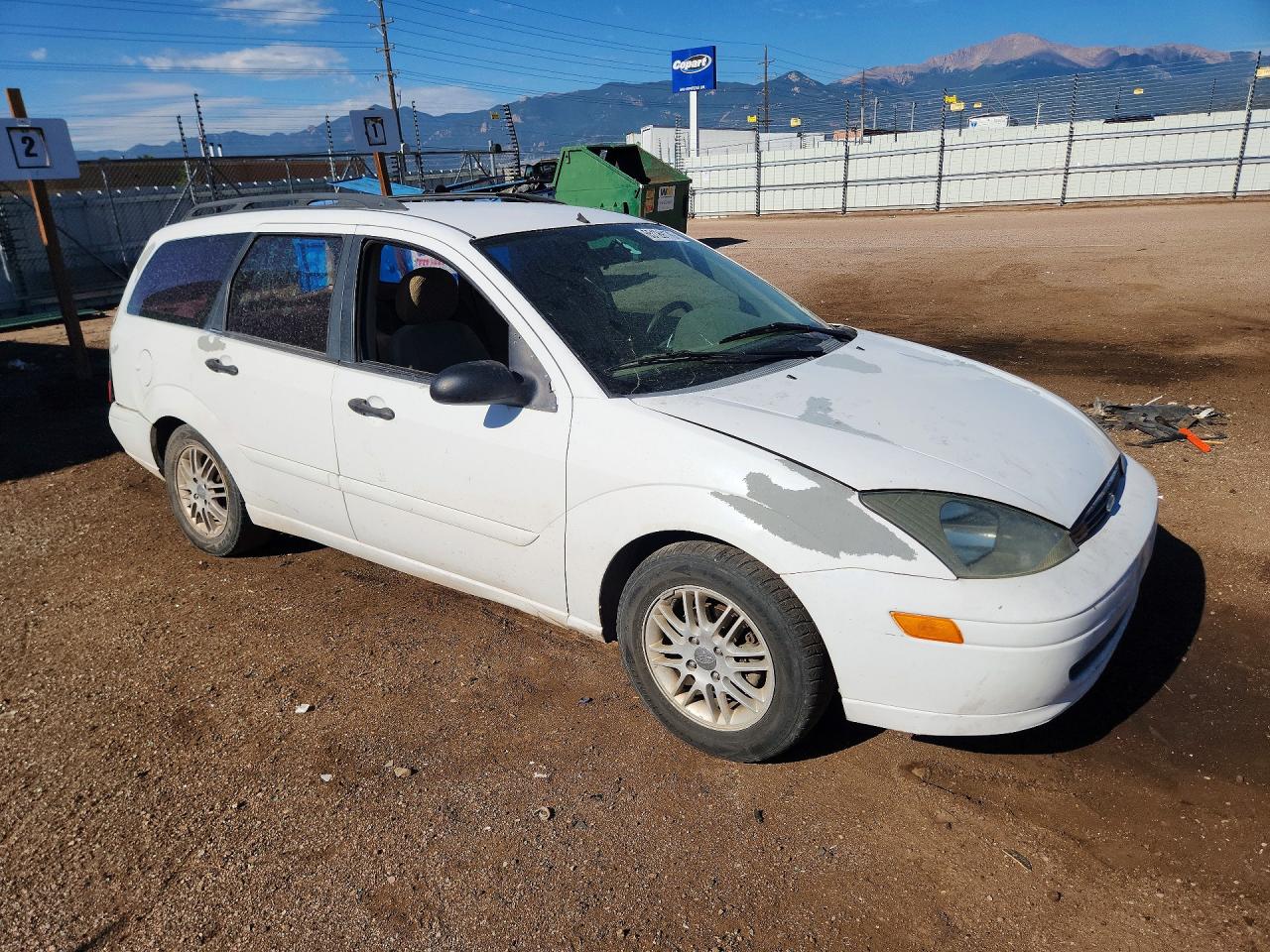 2003 Ford Focus Se White vin: 1FAFP36363W288249