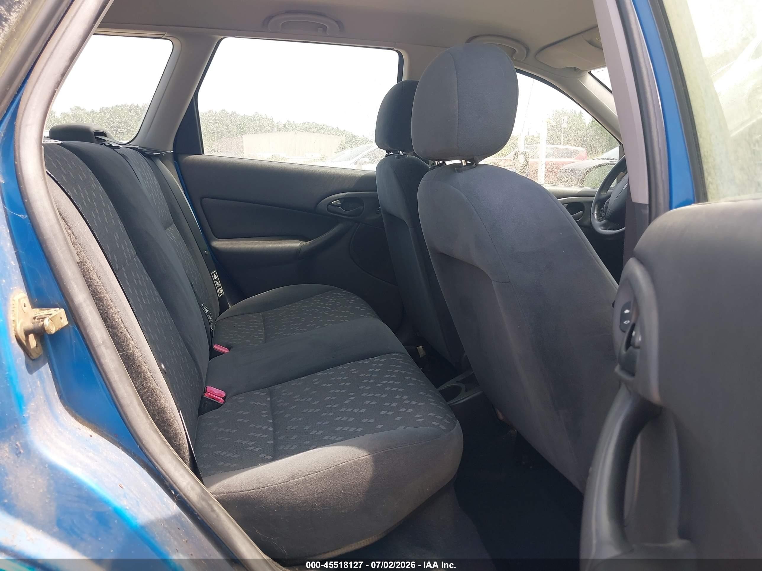 2001 Ford Focus Se Blue vin: 1FAFP36371W258996