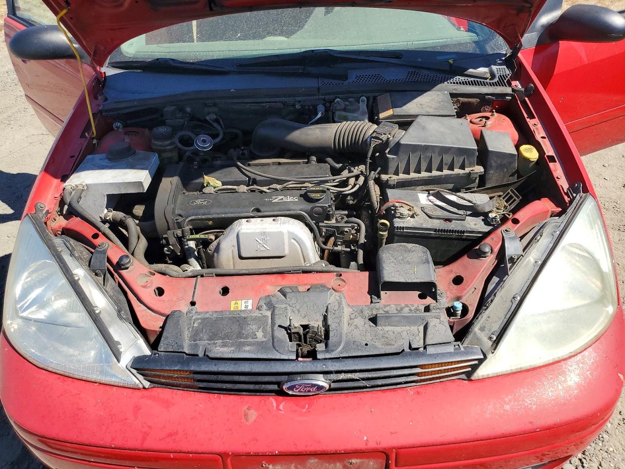 2002 Ford Focus Se Красный vin: 1FAFP36372W150699