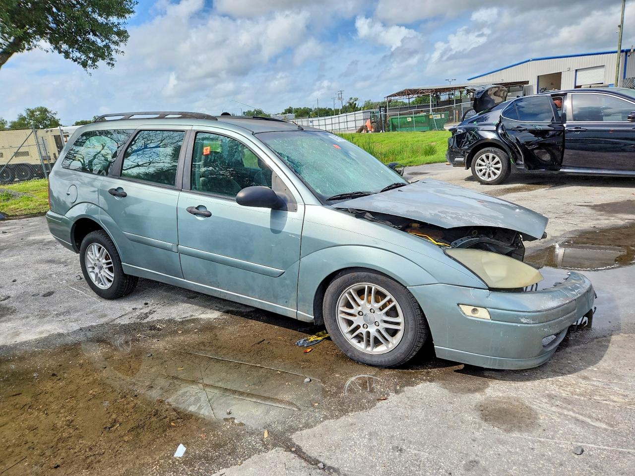 2003 Ford Focus Se Teal vin: 1FAFP36383W213942