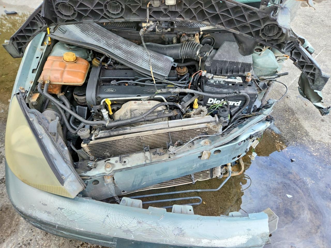 2003 Ford Focus Se Teal vin: 1FAFP36383W213942