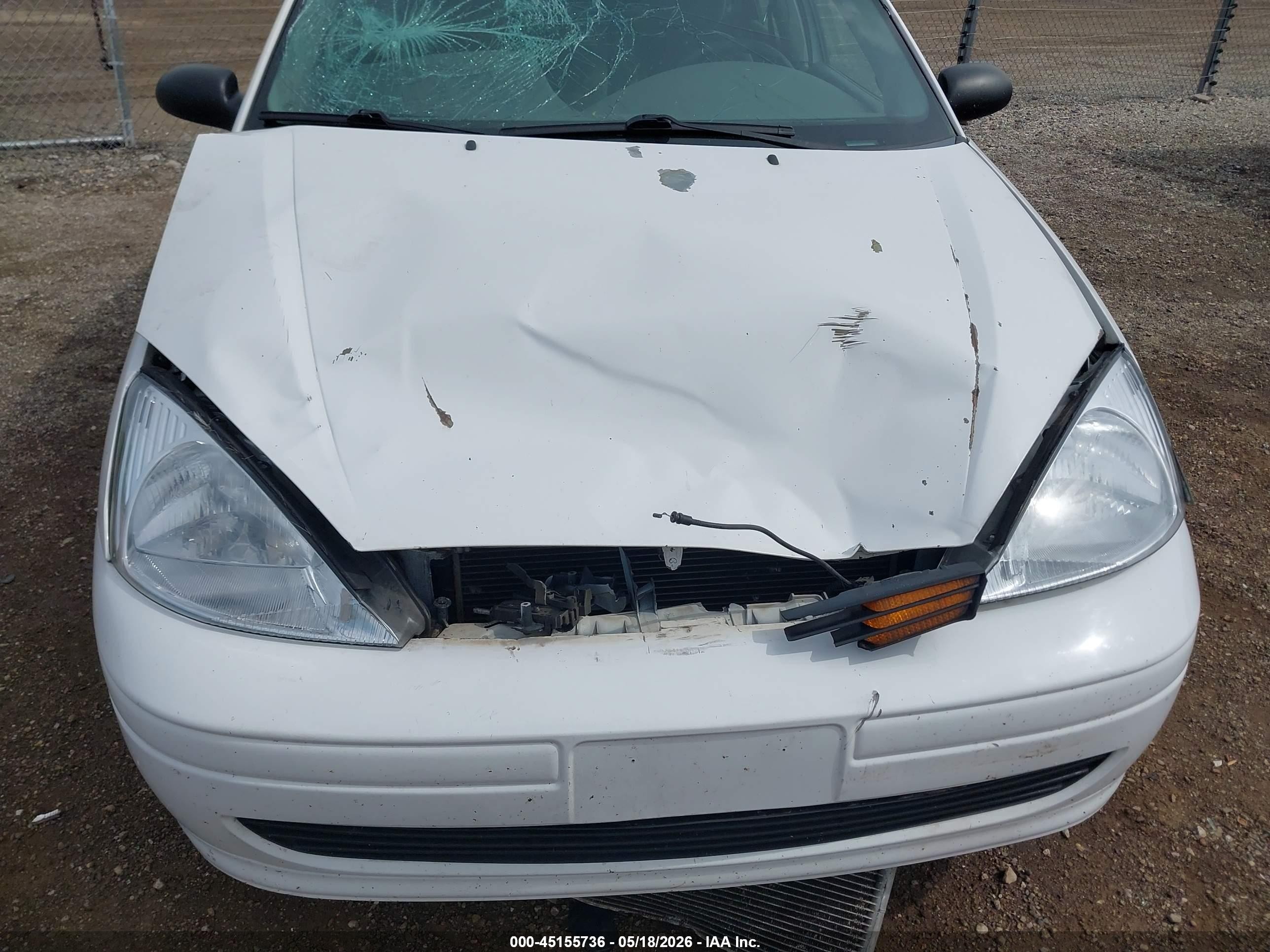 2003 Ford Focus Se/ztw White vin: 1FAFP36383W242230