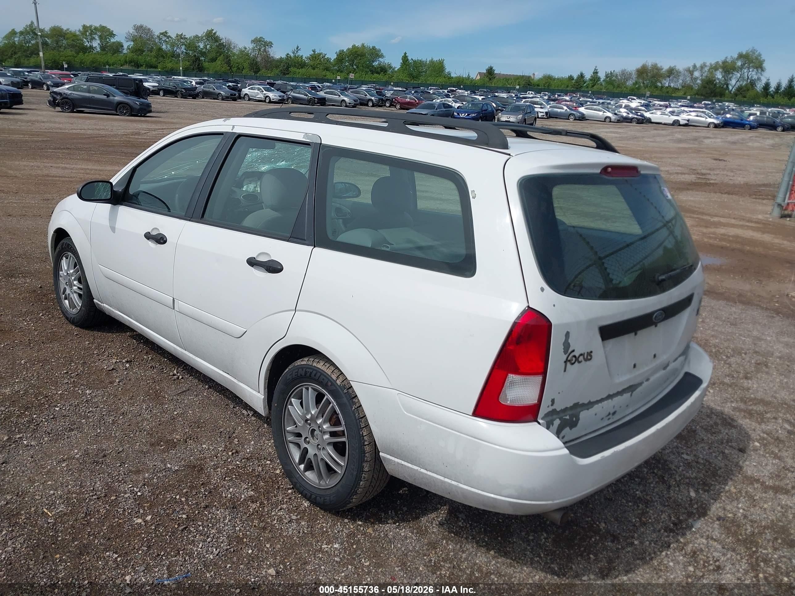 2003 Ford Focus Se/ztw White vin: 1FAFP36383W242230