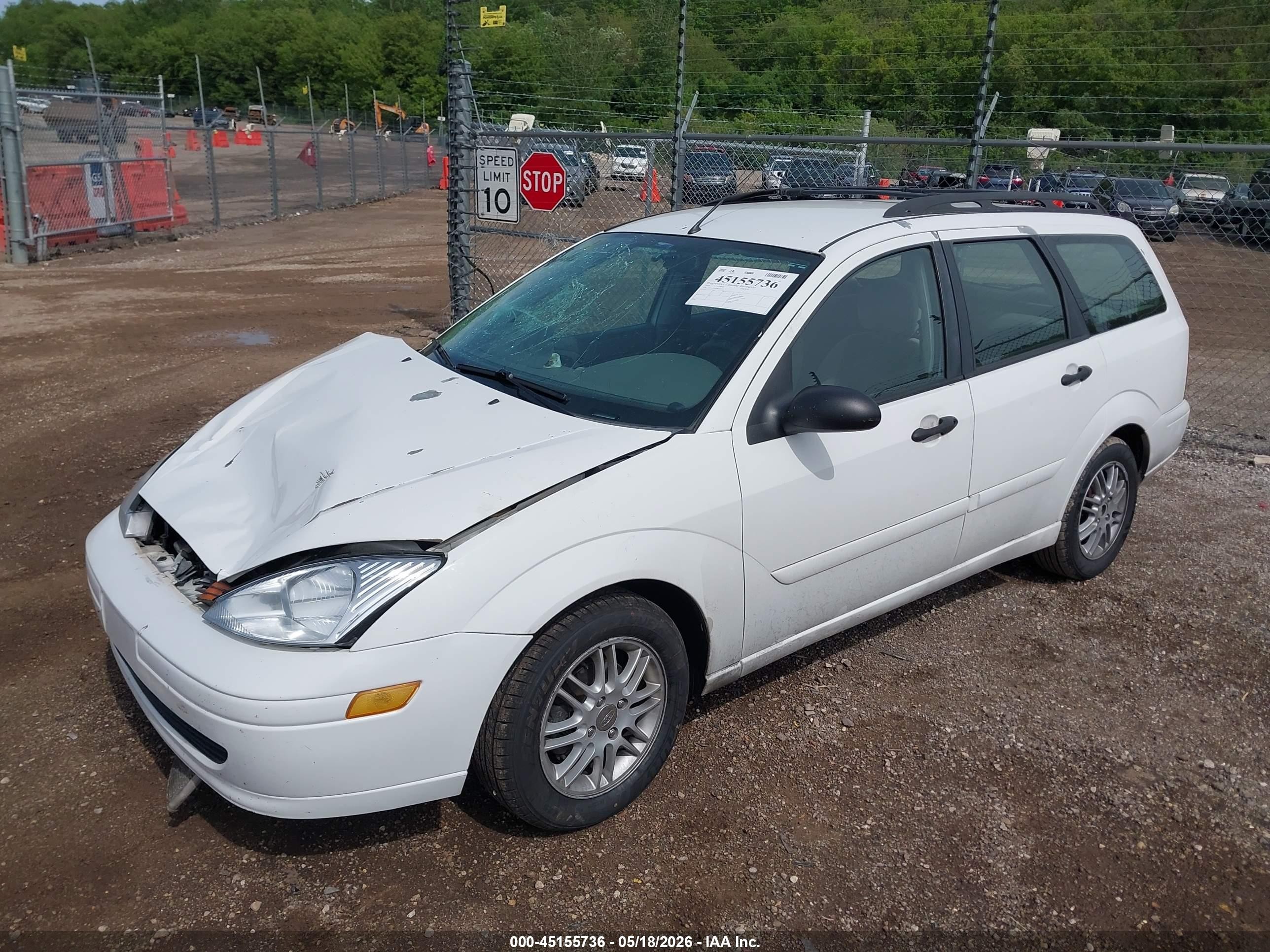 2003 Ford Focus Se/ztw White vin: 1FAFP36383W242230